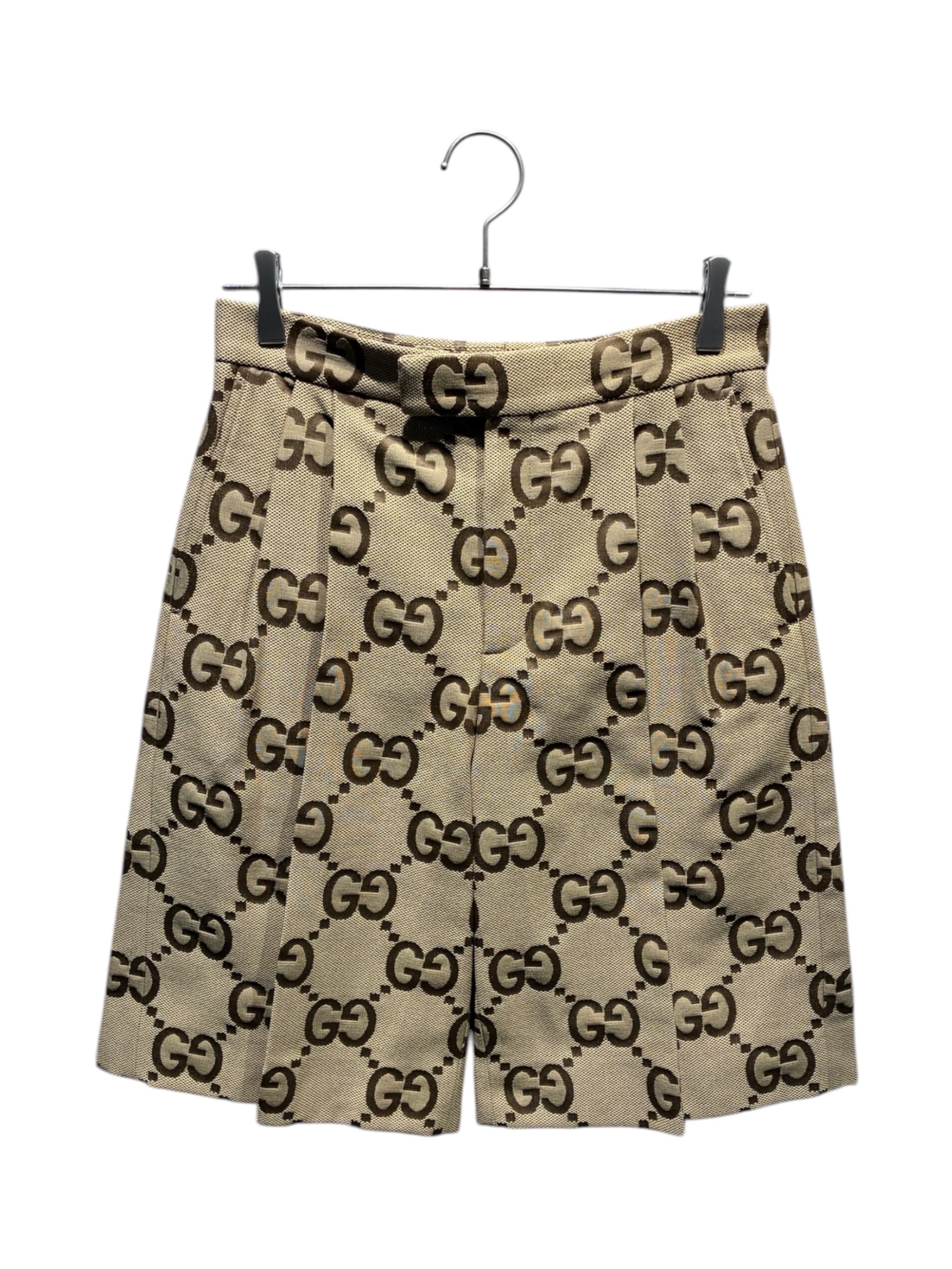 中古・古着通販】GUCCI (グッチ) ジャンボGGキャンバスハーフパンツ