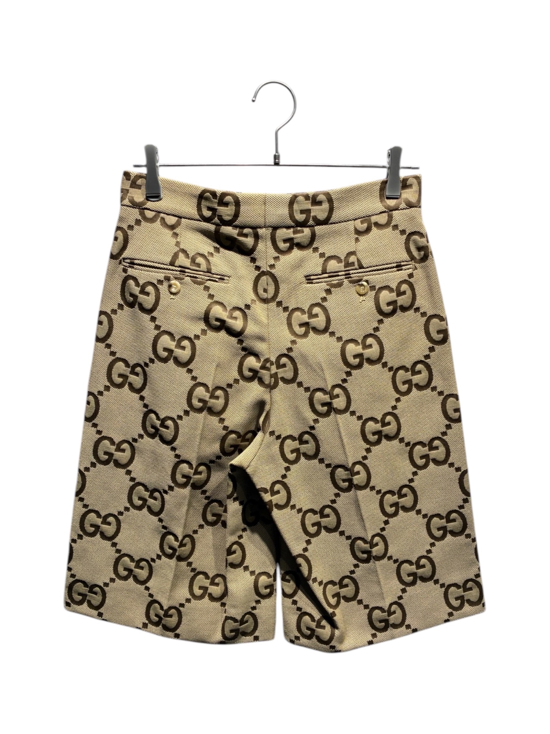 中古・古着通販】GUCCI (グッチ) ジャンボGGキャンバスハーフパンツ