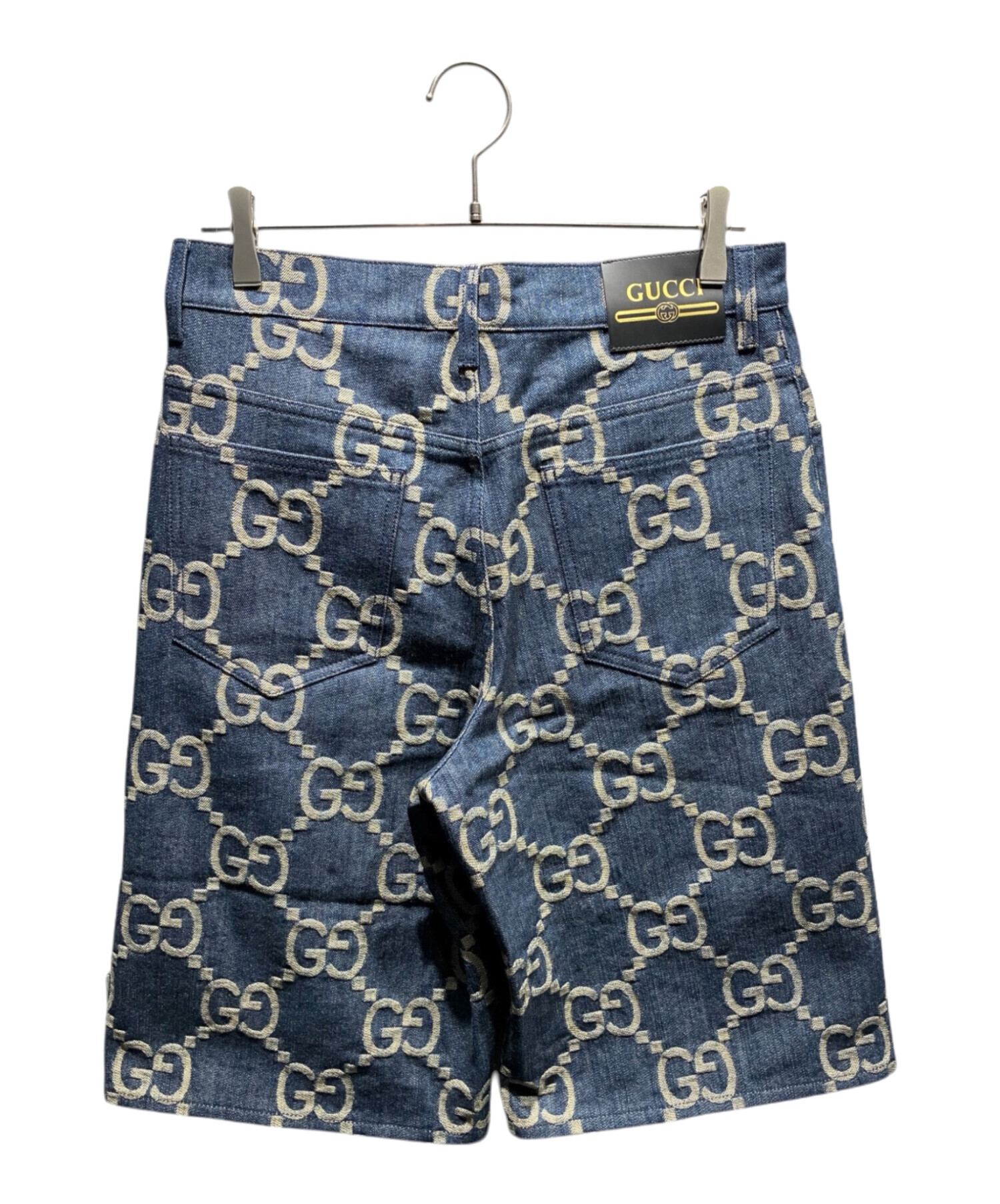 中古・古着通販】GUCCI (グッチ) ジャンボGGデニムショートパンツ