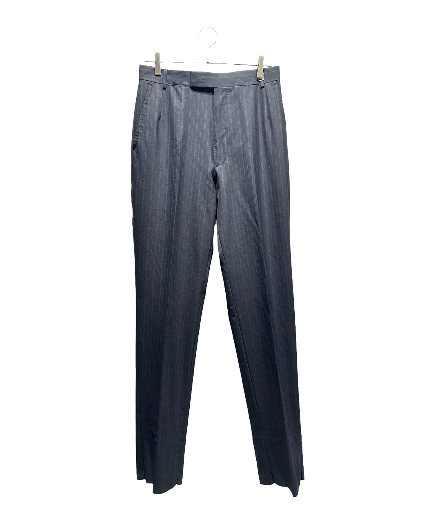 ニ*リ様 XXXLダンヒル DUNHILL ストライプ セットアップ ネイビー 中古・古着通販】dunhill (ダンヒル) セットアップスーツ/21WRDP