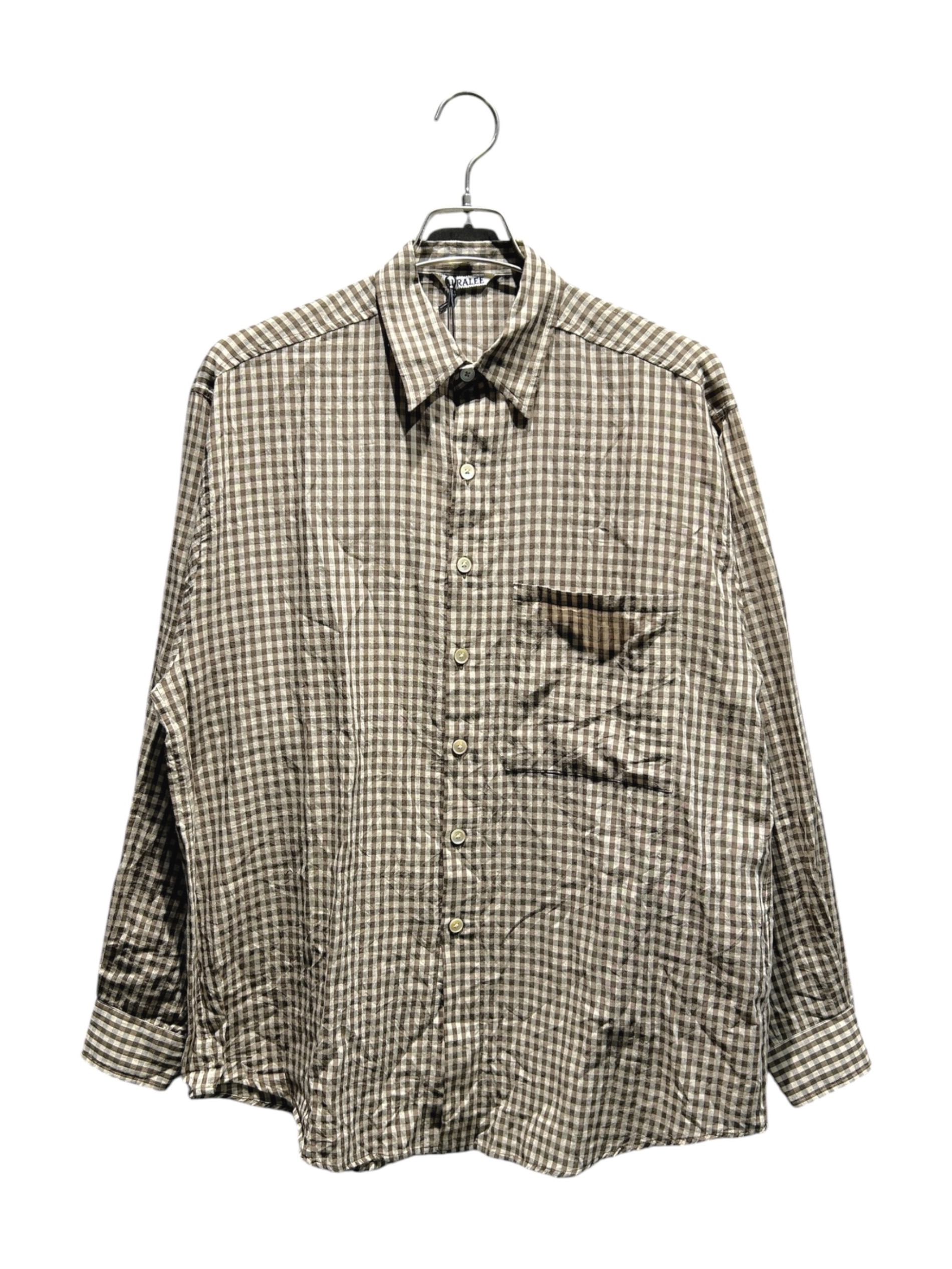 中古・古着通販】AURALEE (オーラリー) AIRY LIGHT COTTON CHECK BIG