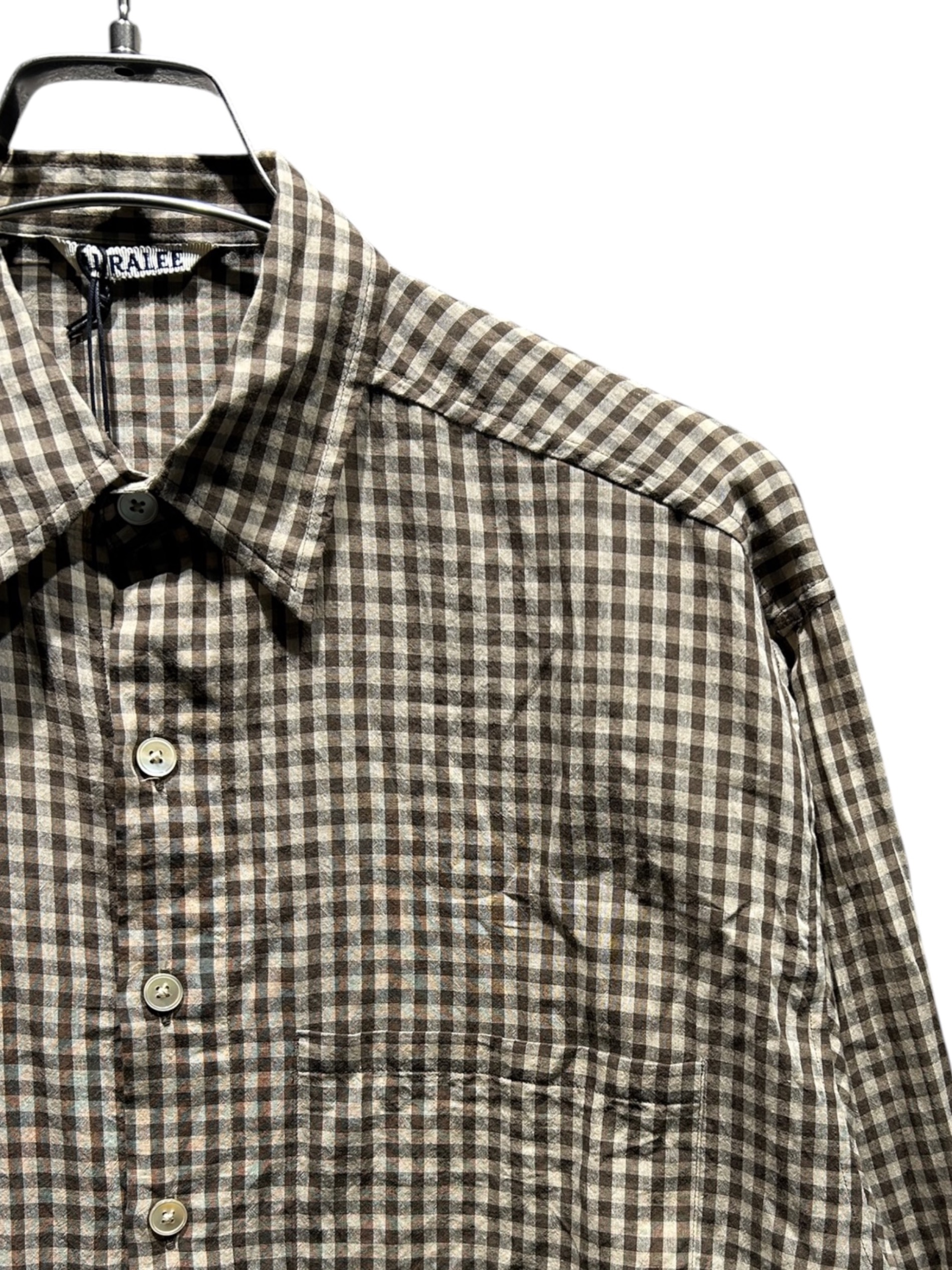 中古・古着通販】AURALEE (オーラリー) AIRY LIGHT COTTON CHECK BIG 