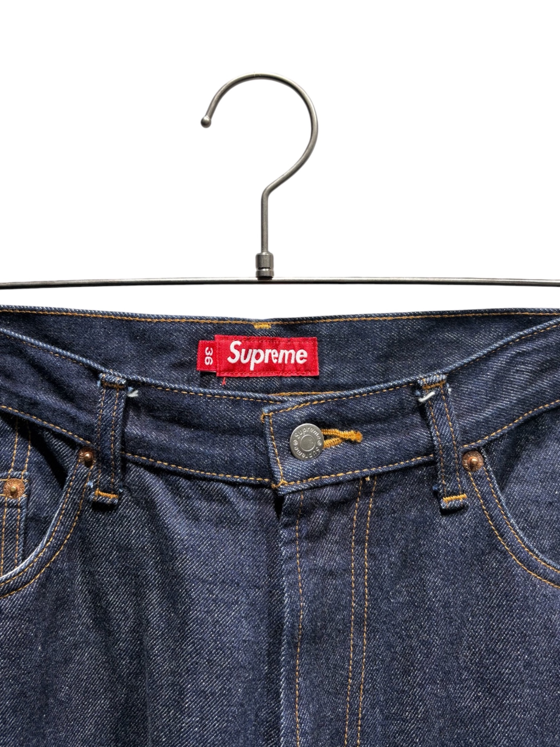中古・古着通販】SUPREME (シュプリーム) バギージーンズ ネイビー