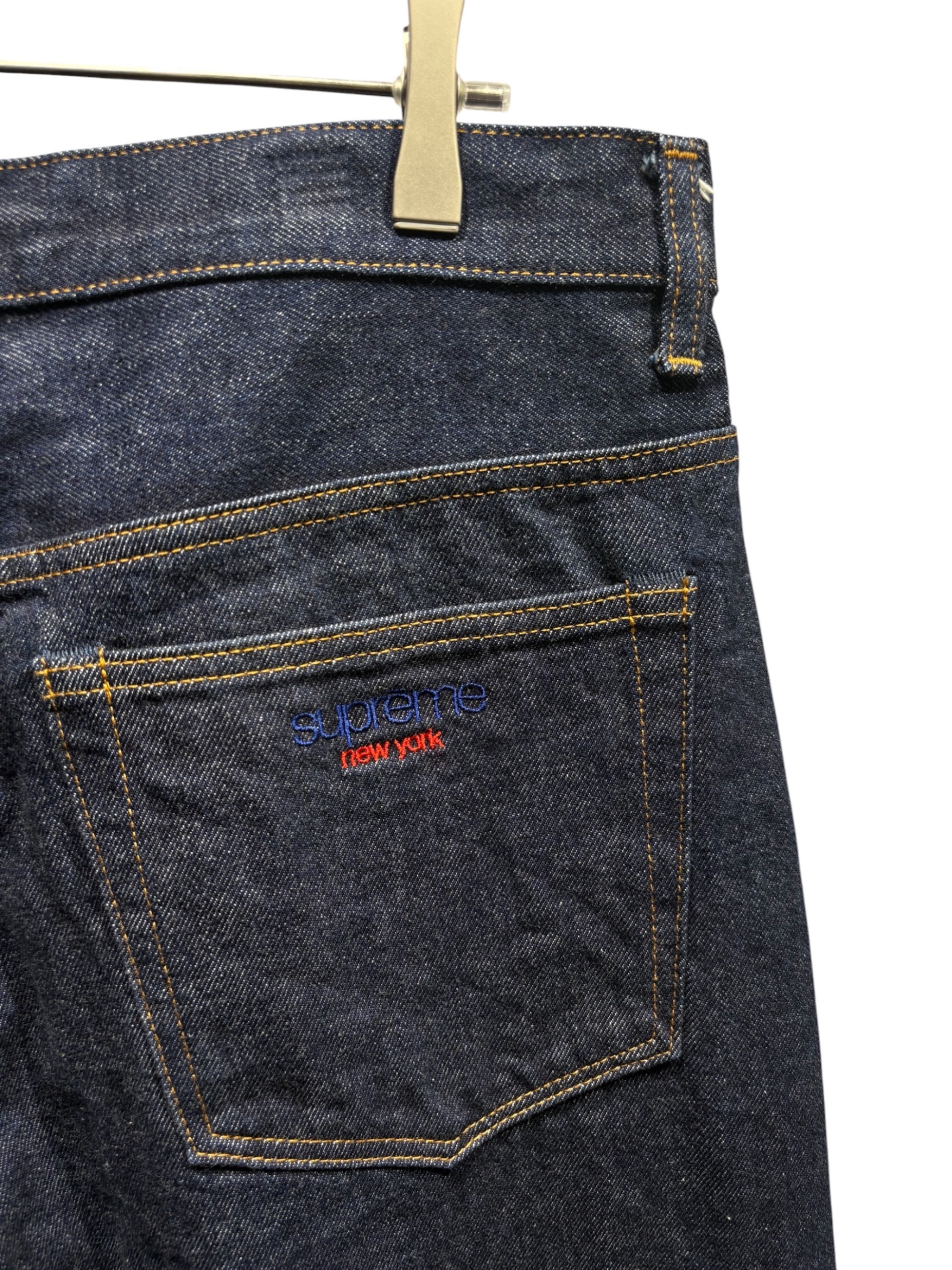中古・古着通販】SUPREME (シュプリーム) バギージーンズ ネイビー