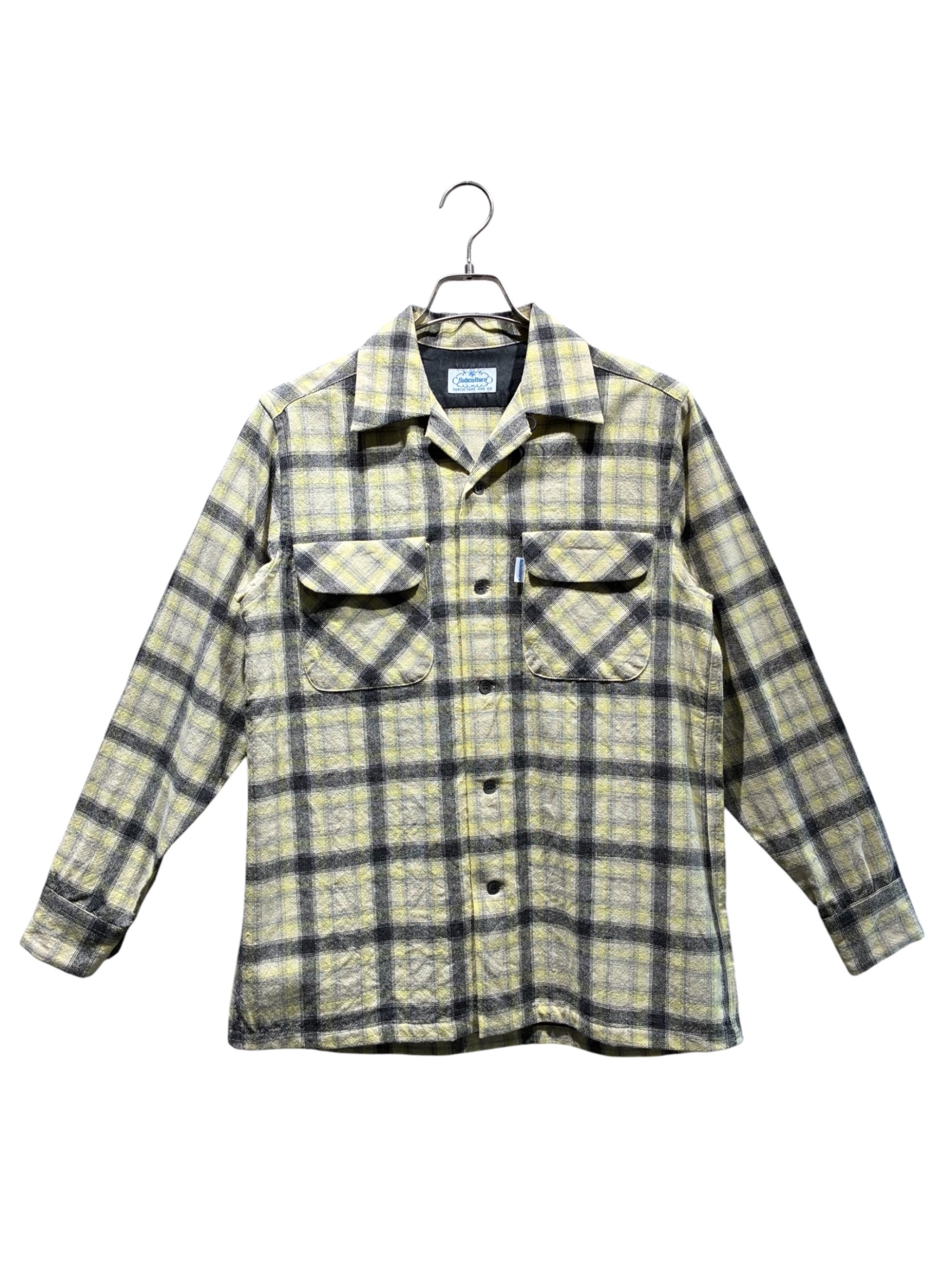 中古・古着通販】Subculture (サブカルチャー) COTTON CHECK SHIRT