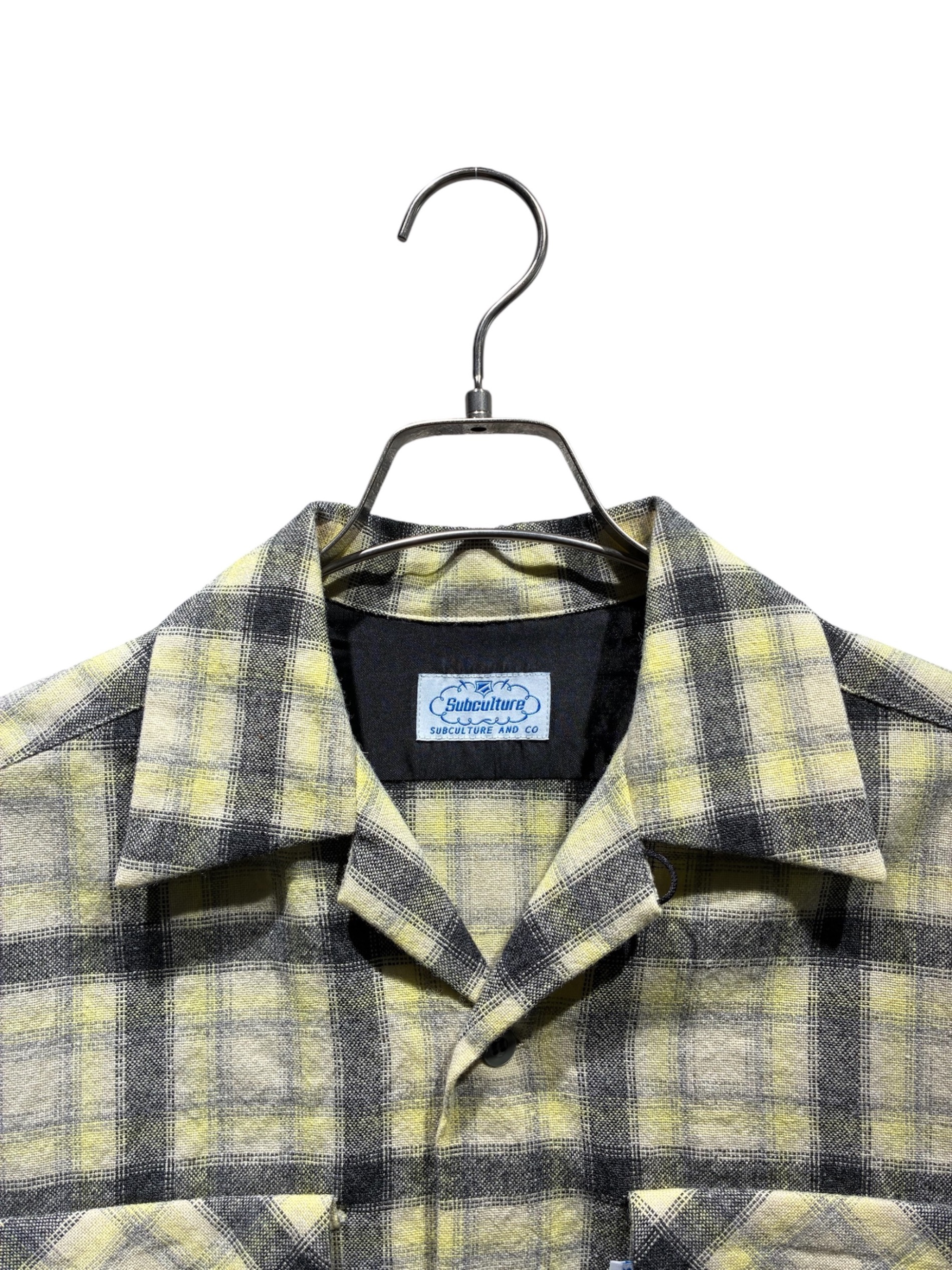 中古・古着通販】Subculture (サブカルチャー) COTTON CHECK SHIRT