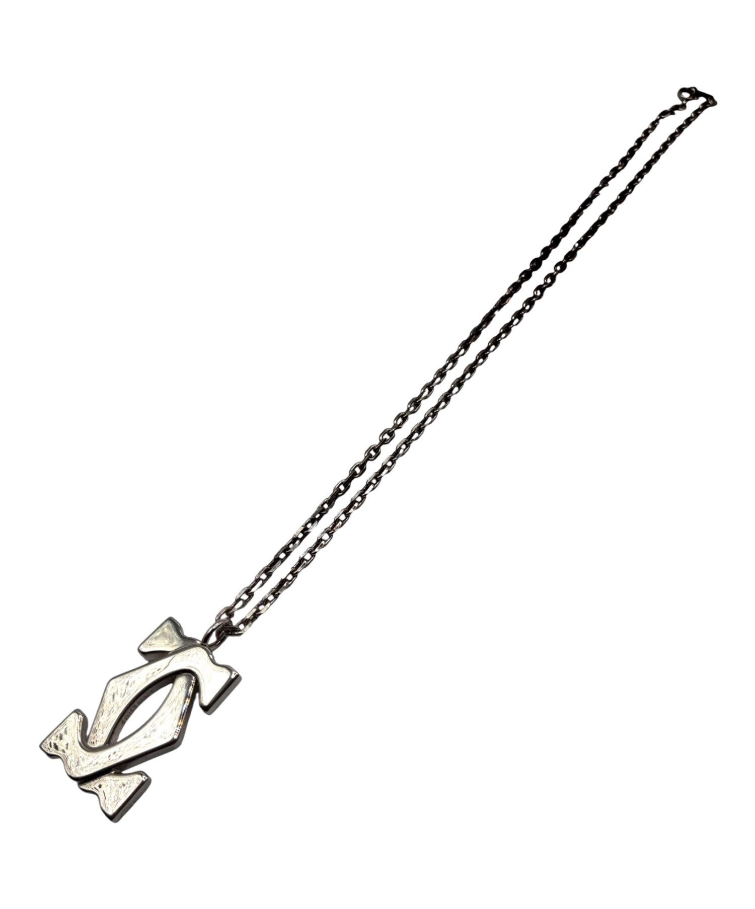 中古・古着通販】Cartier (カルティエ) 2Cロゴネックレス サイズ:50