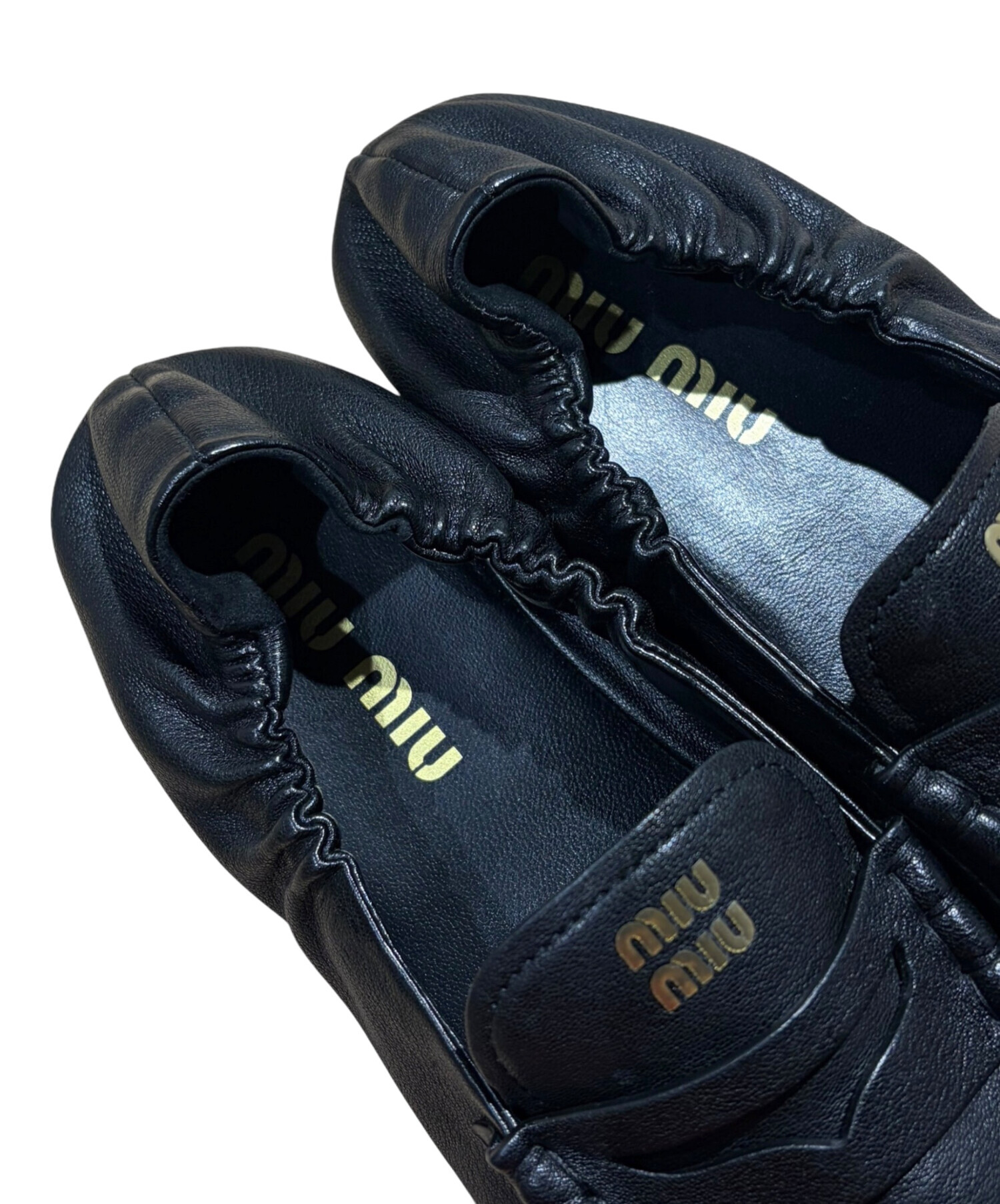 中古・古着通販】MIU MIU (ミュウミュウ) ルーシュ ナッパレザー