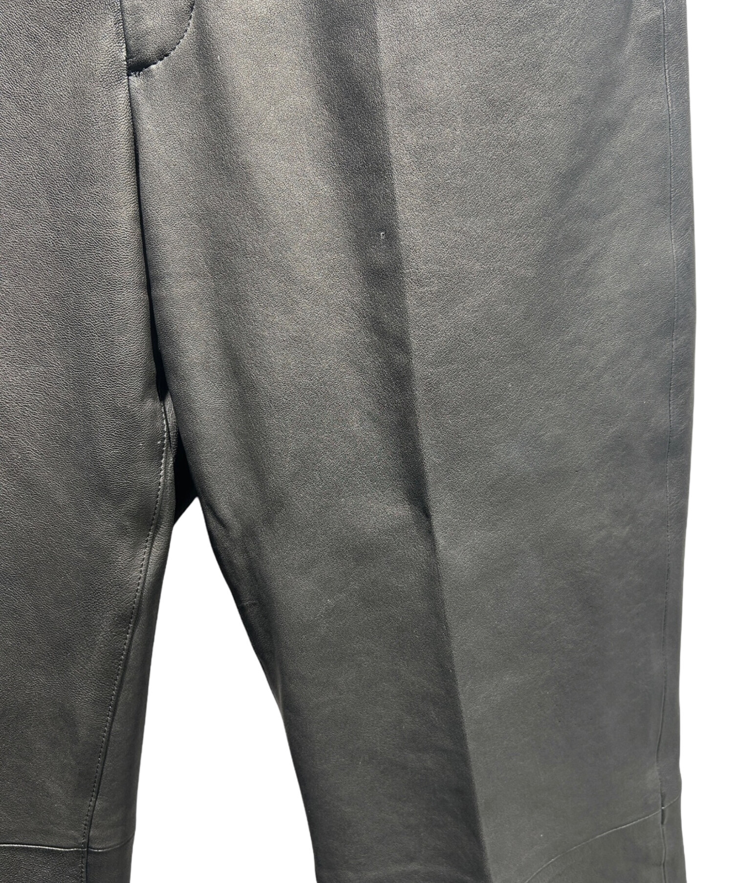 中古・古着通販】AURALEE (オーラリー) TEXTURED LAMB LEATHER PANTS