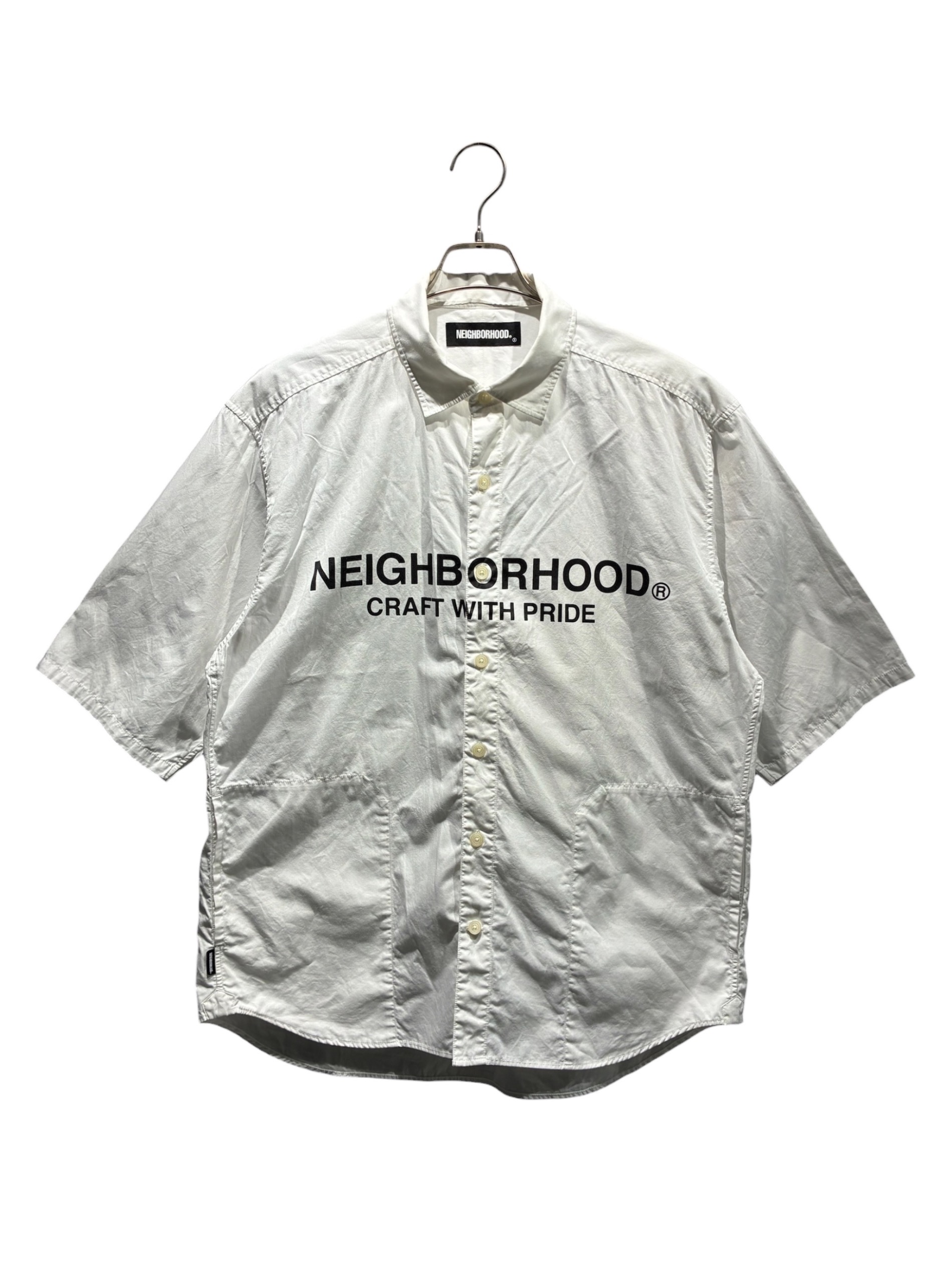 中古・古着通販】NEIGHBORHOOD (ネイバーフッド) 半袖ロゴシャツ