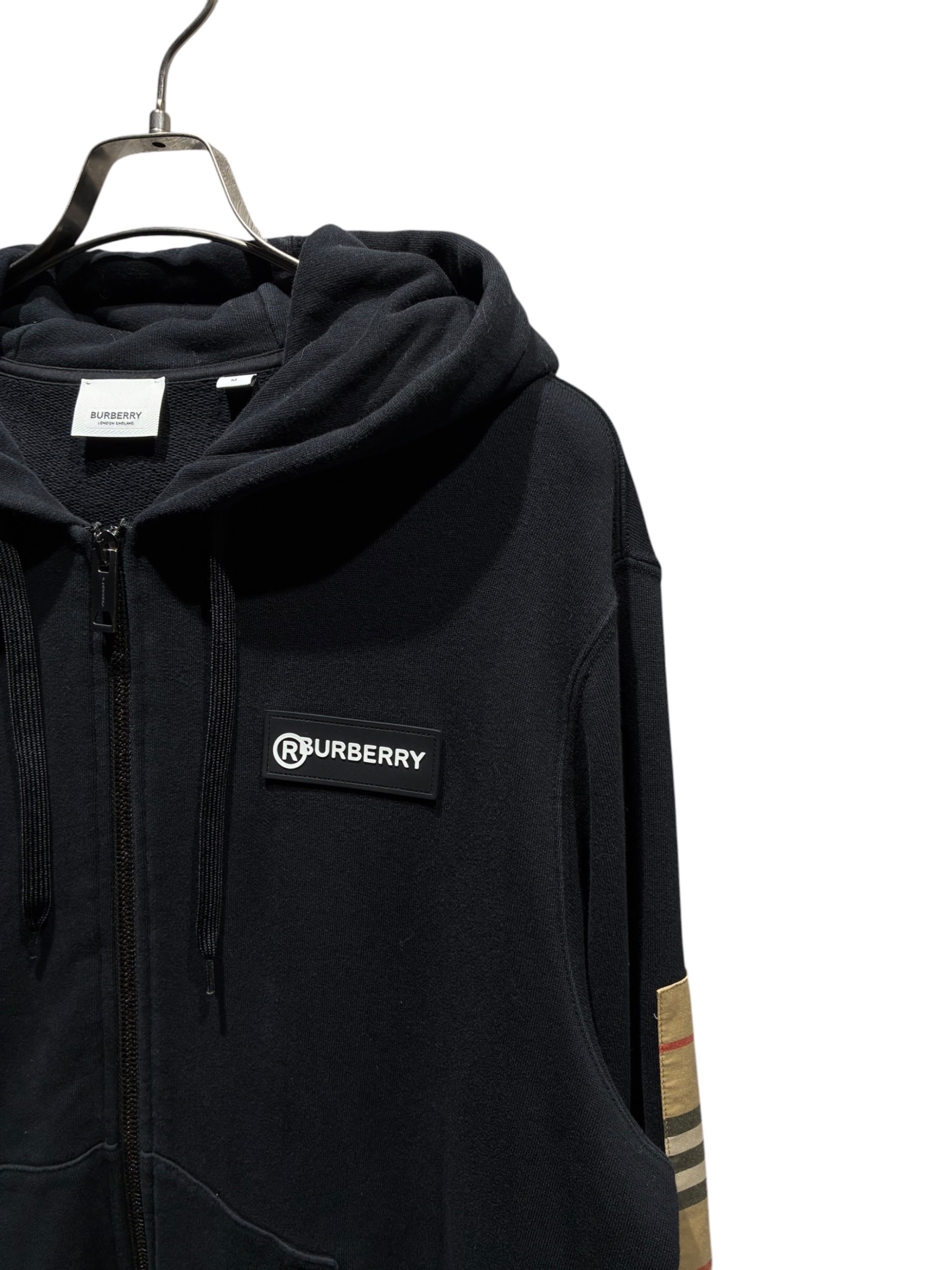 中古・古着通販】BURBERRY (バーバリー) ノバチェックスリーブジップ