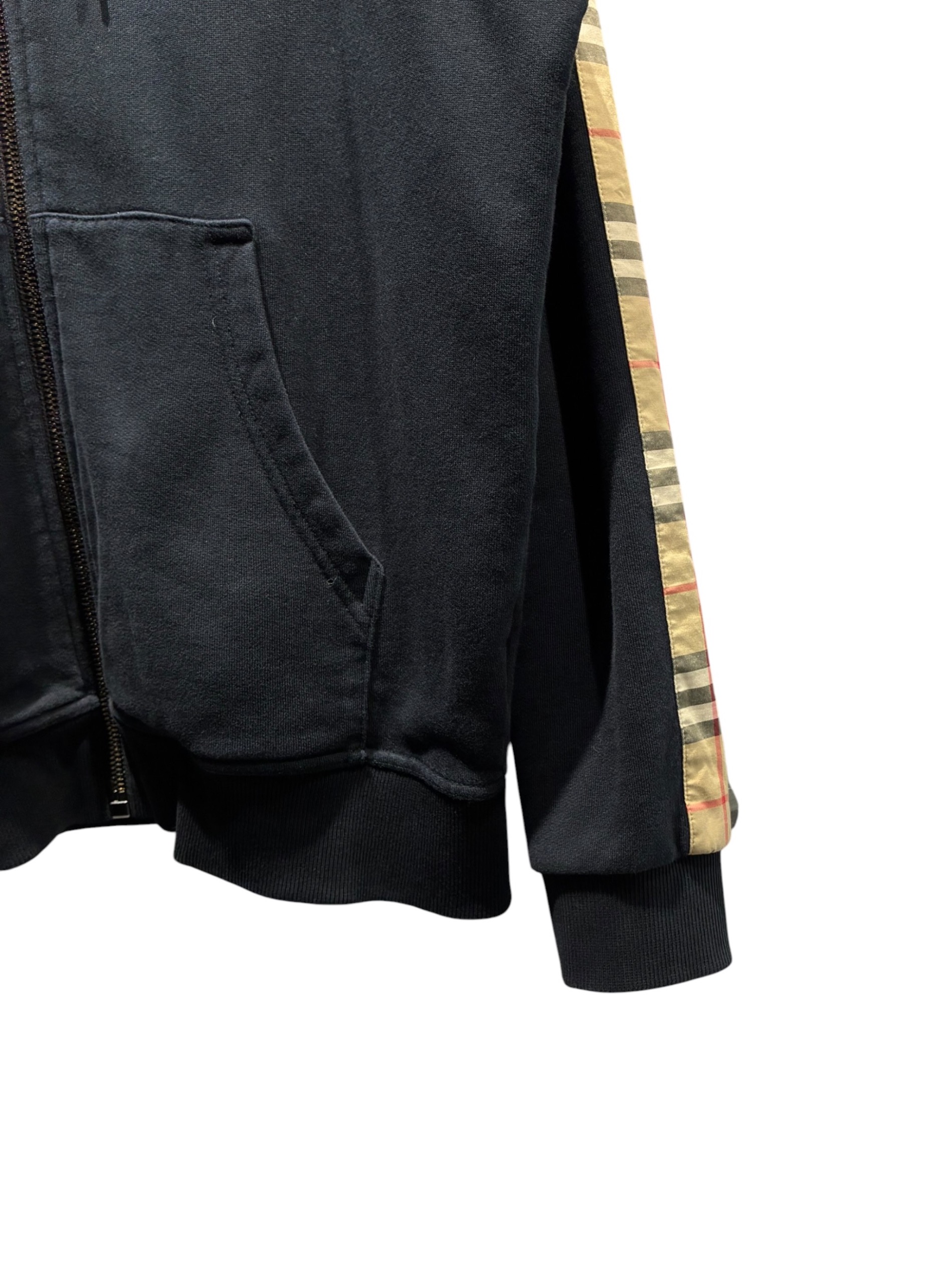 中古・古着通販】BURBERRY (バーバリー) ノバチェックスリーブジップ