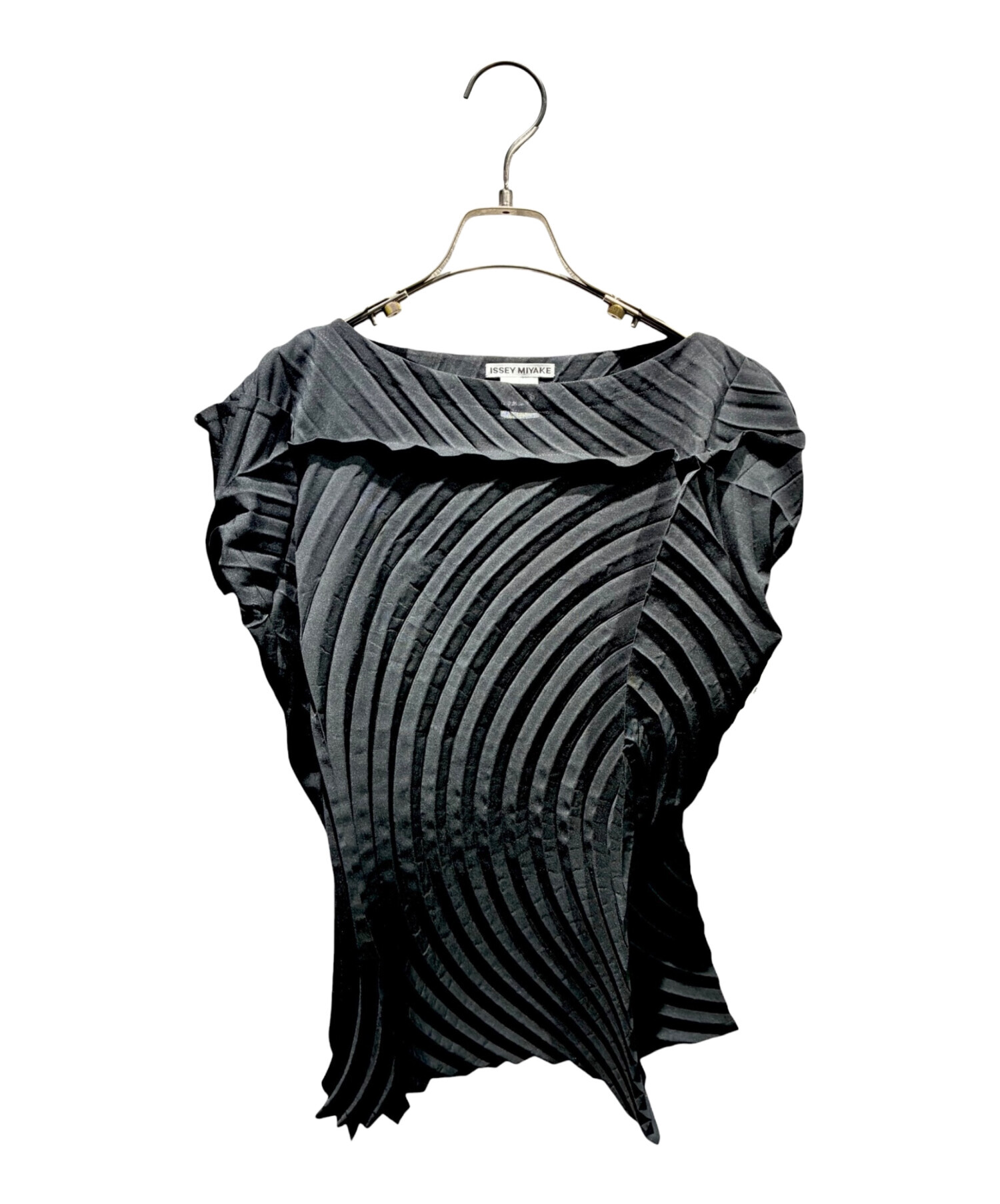 ISSEYMIYAKE イッセイミヤケ ブラウス プリーツ サイズ02 M 中古・古着通販】ISSEY MIYAKE (イッセイミヤケ) プリーツブラウス