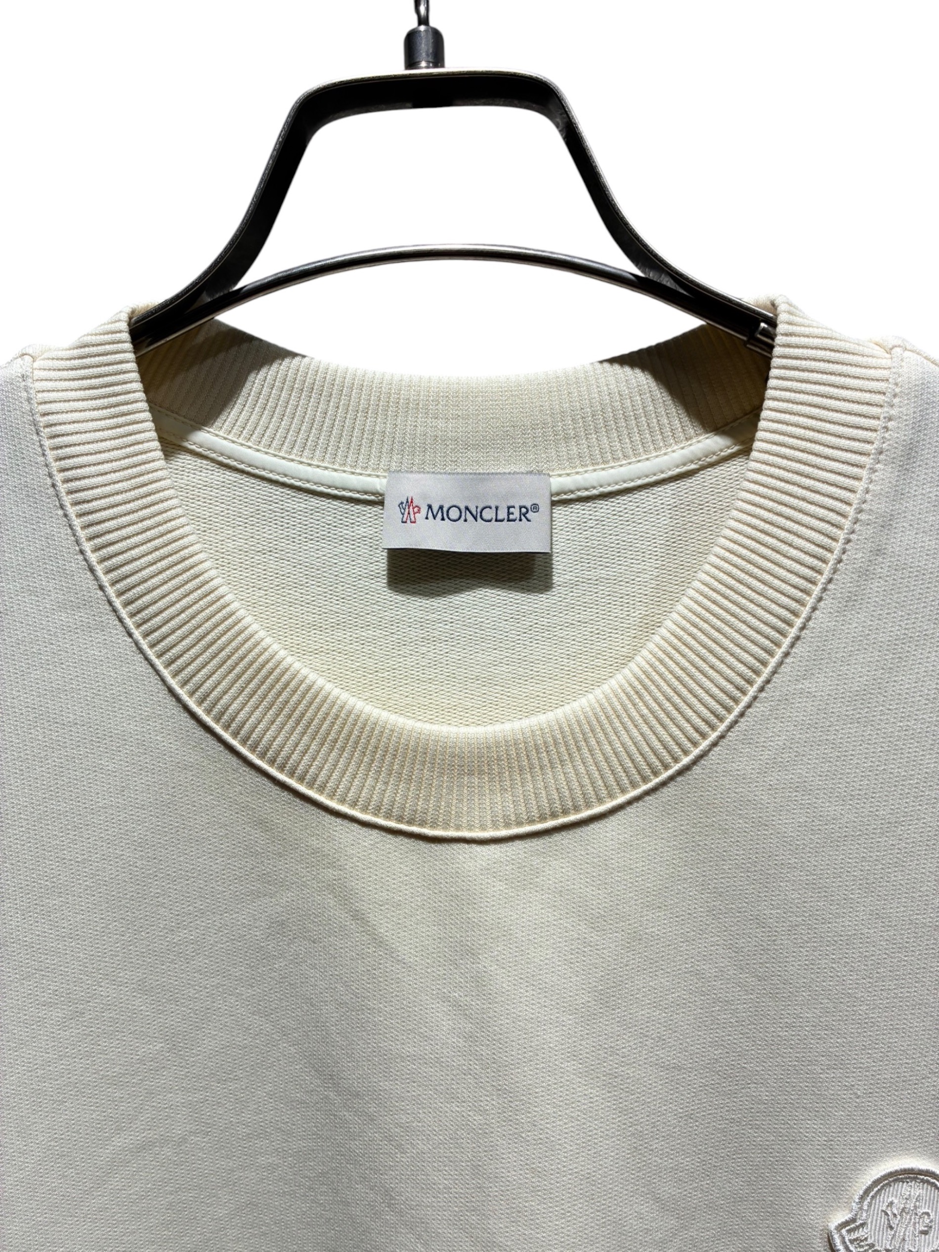 中古・古着通販】MONCLER (モンクレール) 半袖ワンピース ベージュ