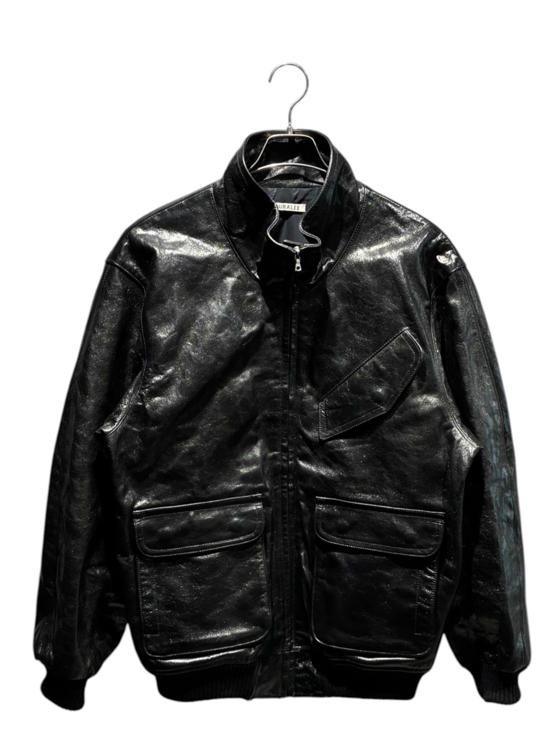 中古・古着通販】AURALEE (オーラリー) LAMB LEATHER ZIP BLOUSON