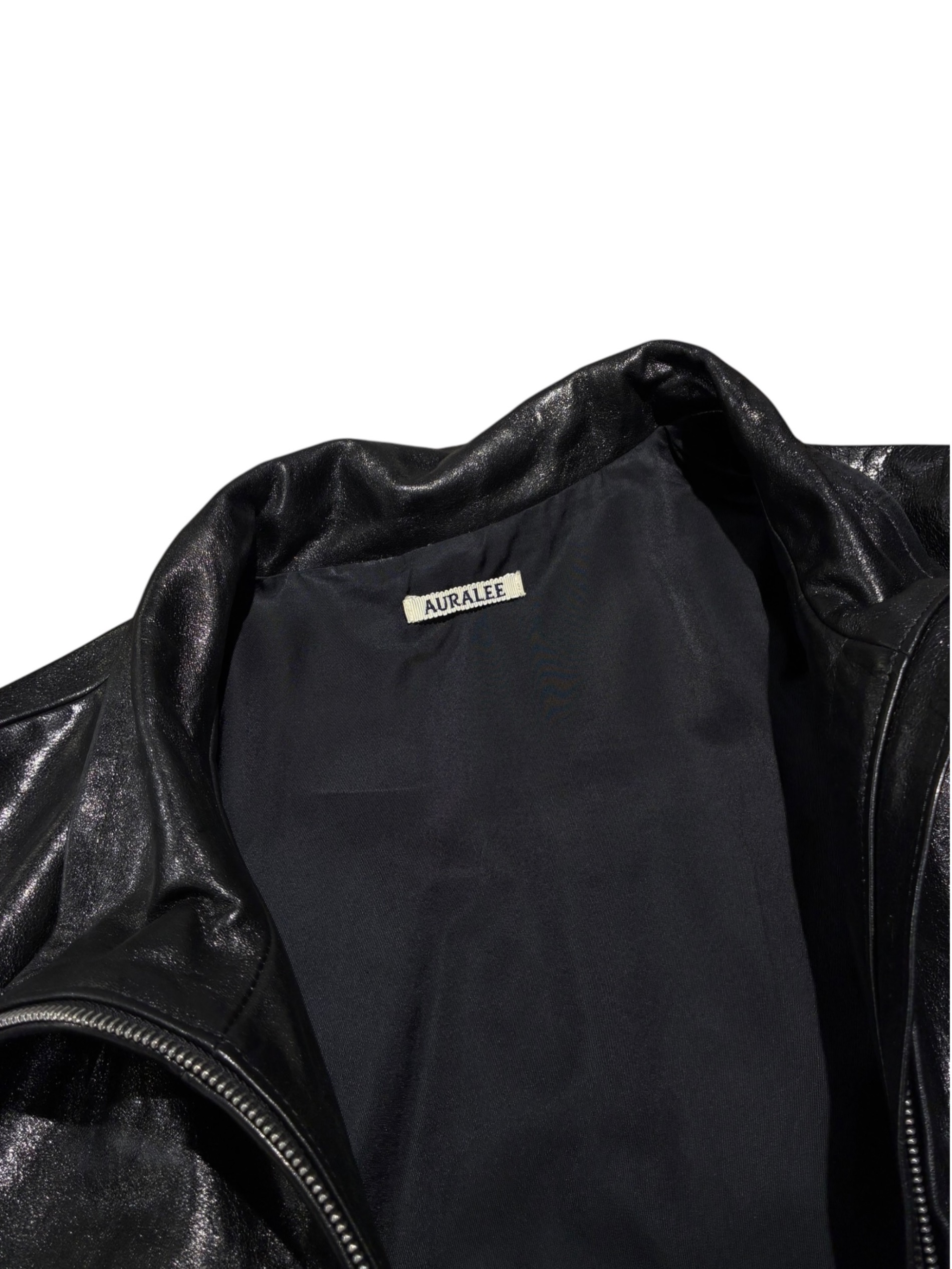 中古・古着通販】AURALEE (オーラリー) LAMB LEATHER ZIP BLOUSON