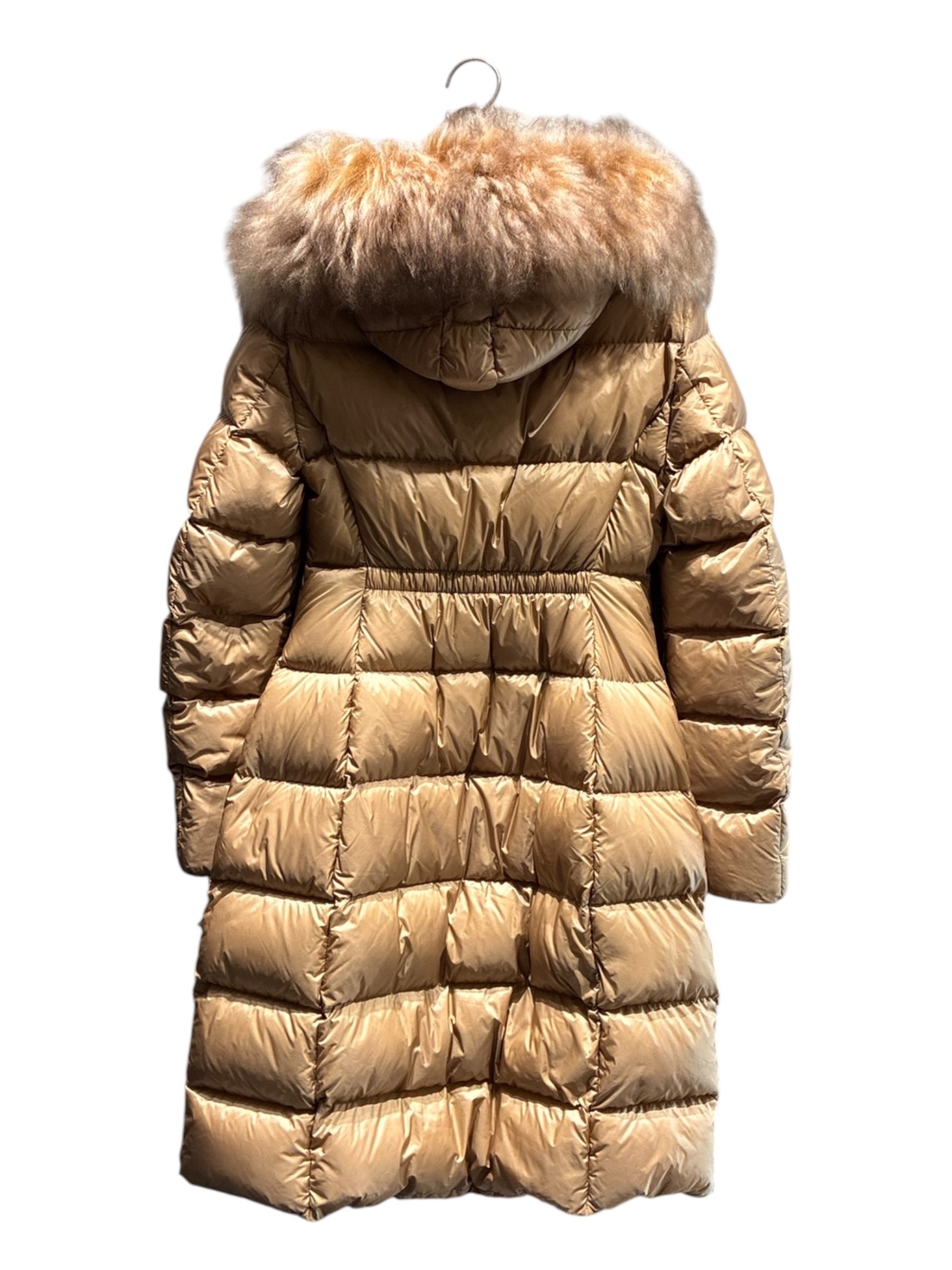 MONCLER ベージュ サイズ 2 L 青タグ コートダウンライナー フード 中古・古着通販】MONCLER (モンクレール) BOEDIC ダウンコート