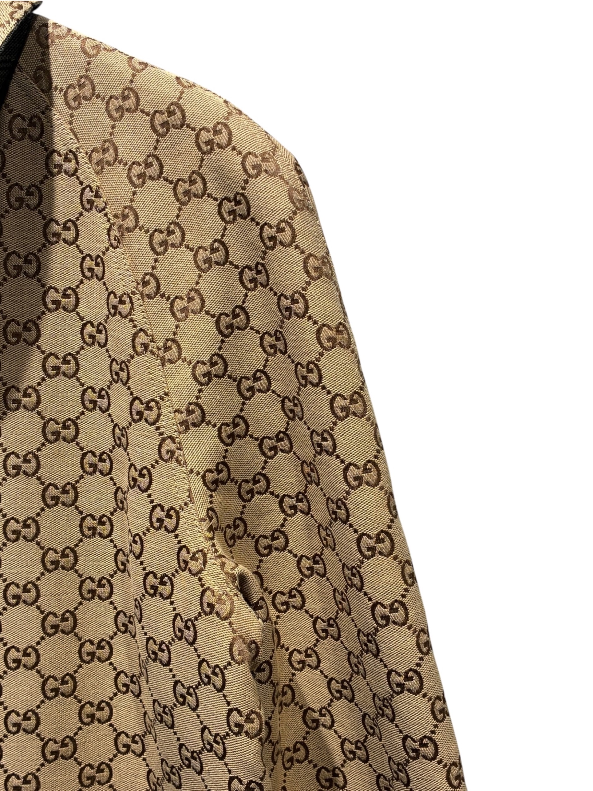 中古・古着通販】GUCCI (グッチ) GGリバーシブルコート ベージュ