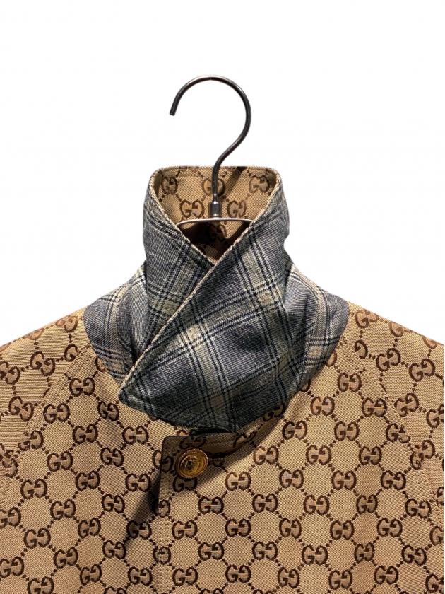 中古・古着通販】GUCCI (グッチ) GGリバーシブルコート ベージュ