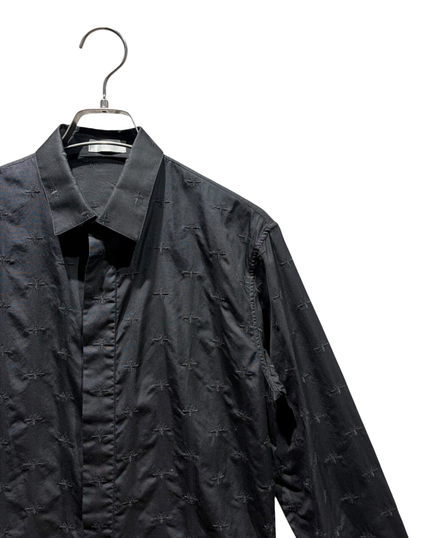中古・古着通販】DIOR HOMME (ディオール オム) BEE刺繍総柄長袖シャツ