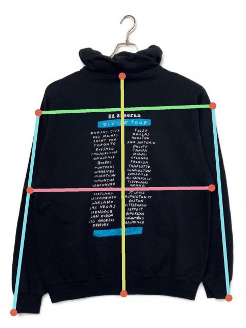 中古・古着通販】ED SHEERAN (エド・シーラン) アーティストパーカー