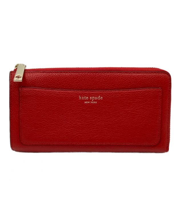 中古・古着通販】Kate Spade (ケイトスペード) 長財布 レッド 