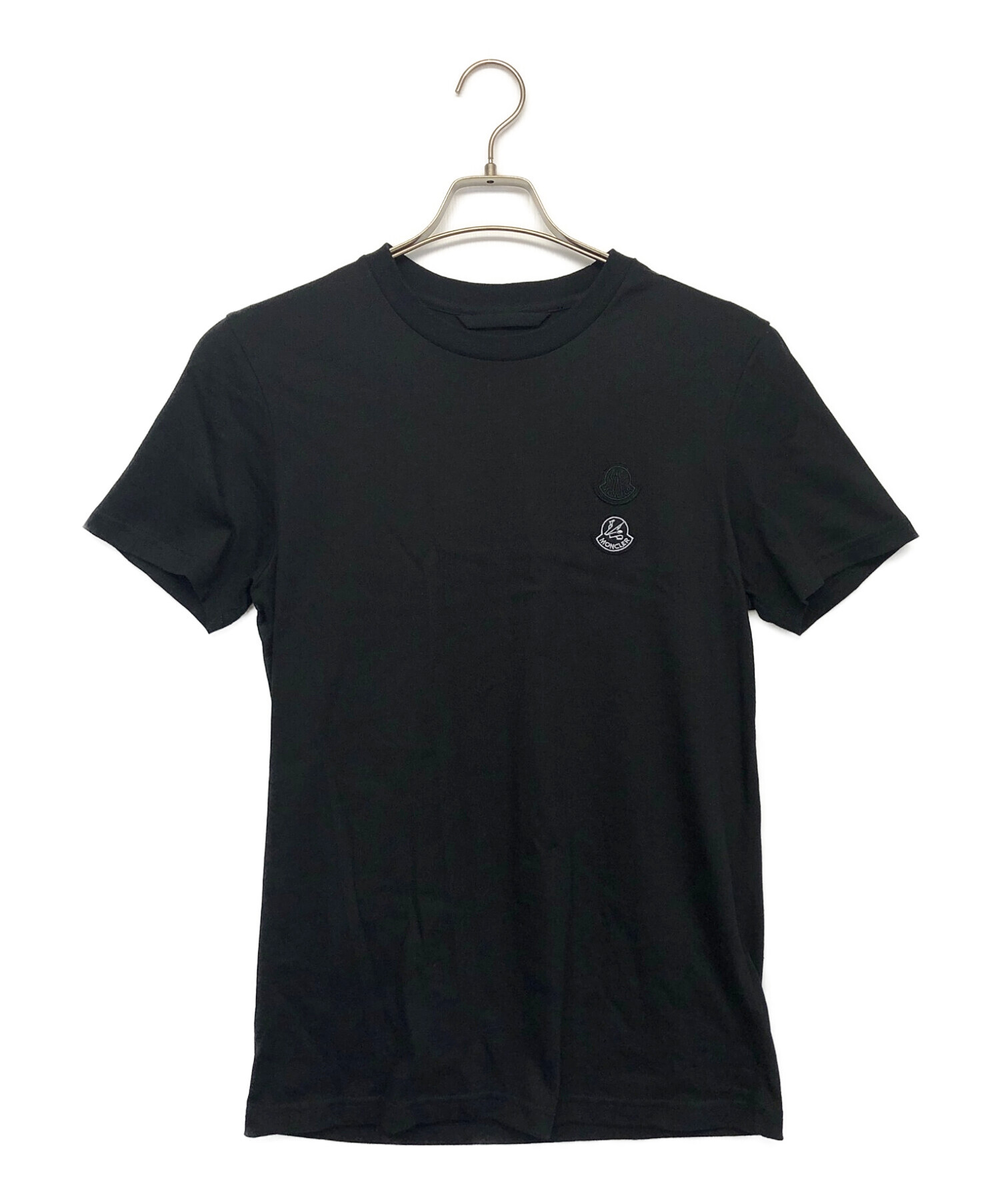MONCLER (モンクレール) ワッペンTシャツ ブラック サイズ:M