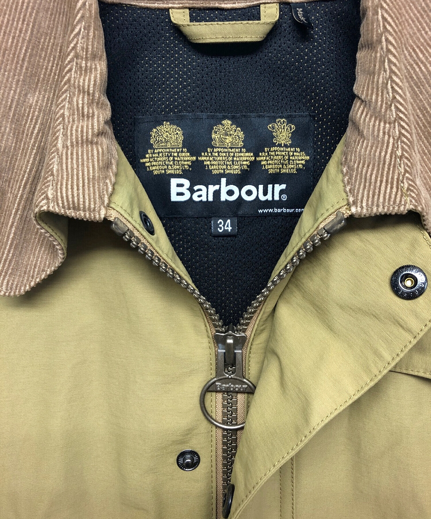Barbour (バブアー) ビデイルSLコート ブラウン サイズ:UK34