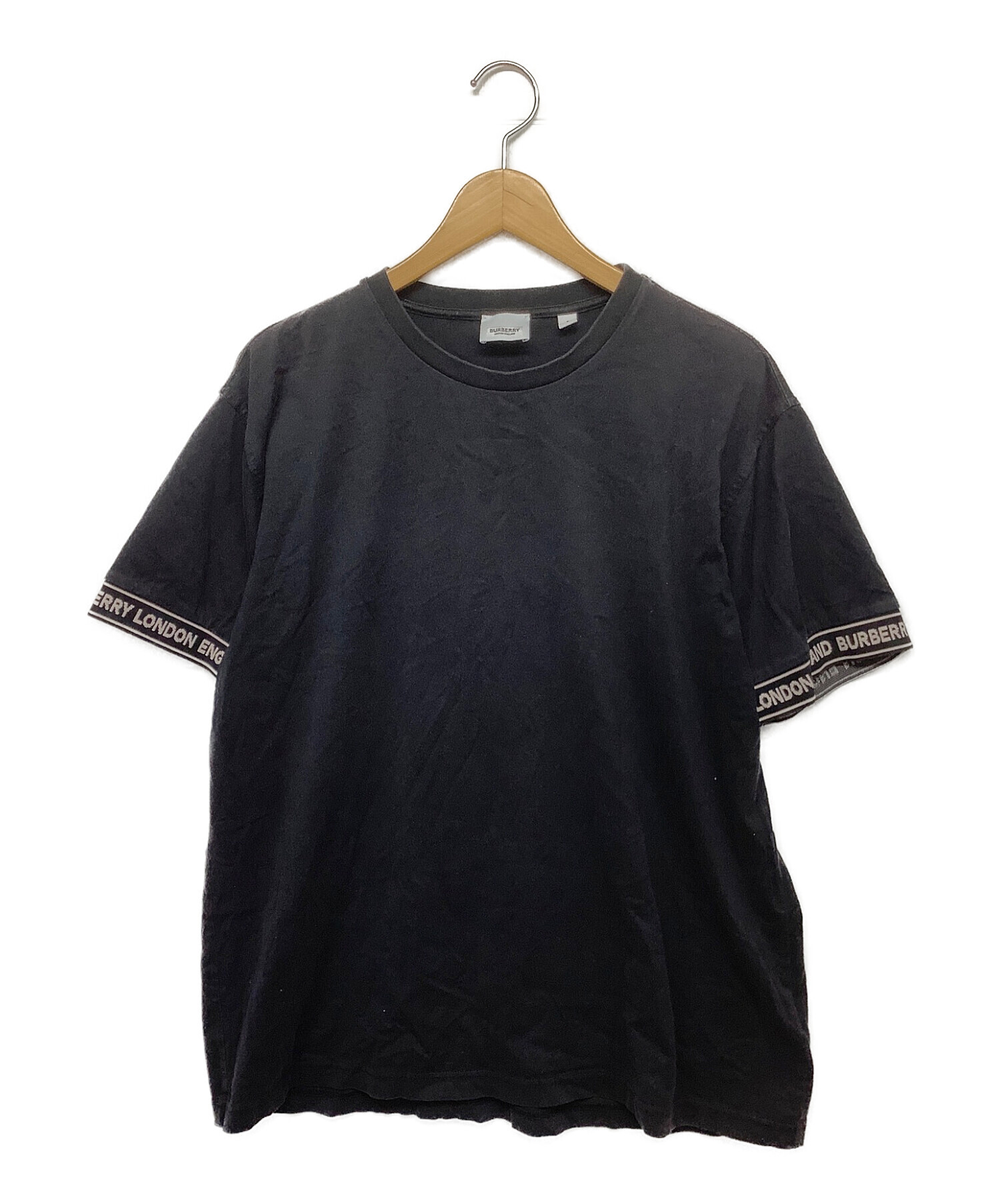 中古・古着通販】BURBERRY (バーバリー) ◇Tシャツ ブラック サイズ:S 