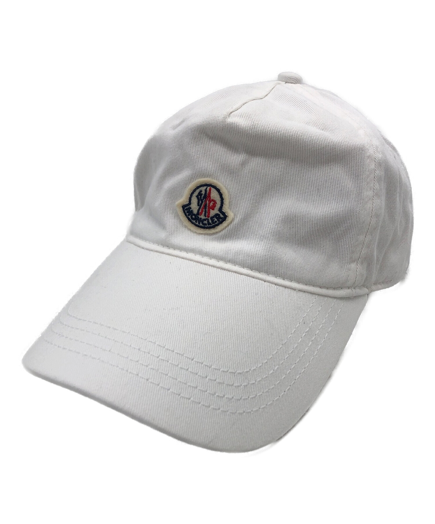 中古・古着通販】MONCLER (モンクレール) キャップ ホワイト｜ブランド 