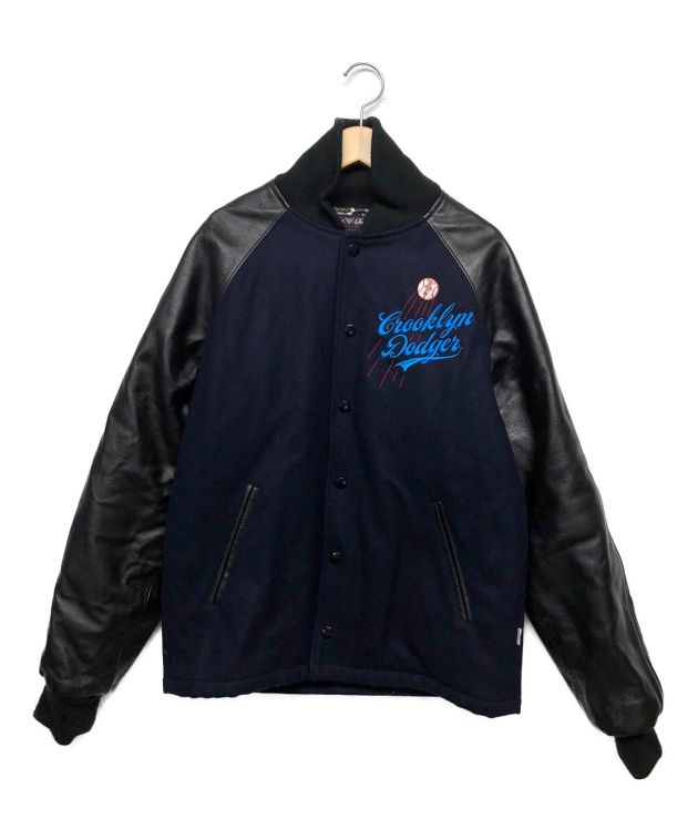 中古・古着通販】ANDSUNS (アンドサンズ) スタジャン ブラック サイズ 