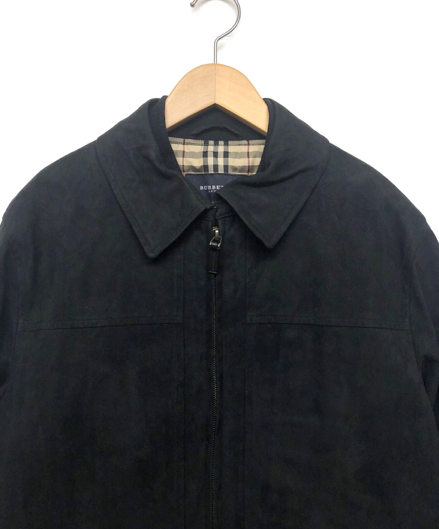 バーバリーBurberr コートスエードブラック