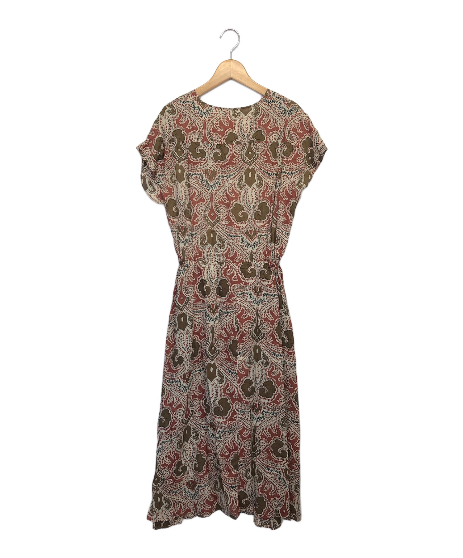 美品】SOULEIADO ソレイアード ペイズリー柄 ロング ワンピース 美品