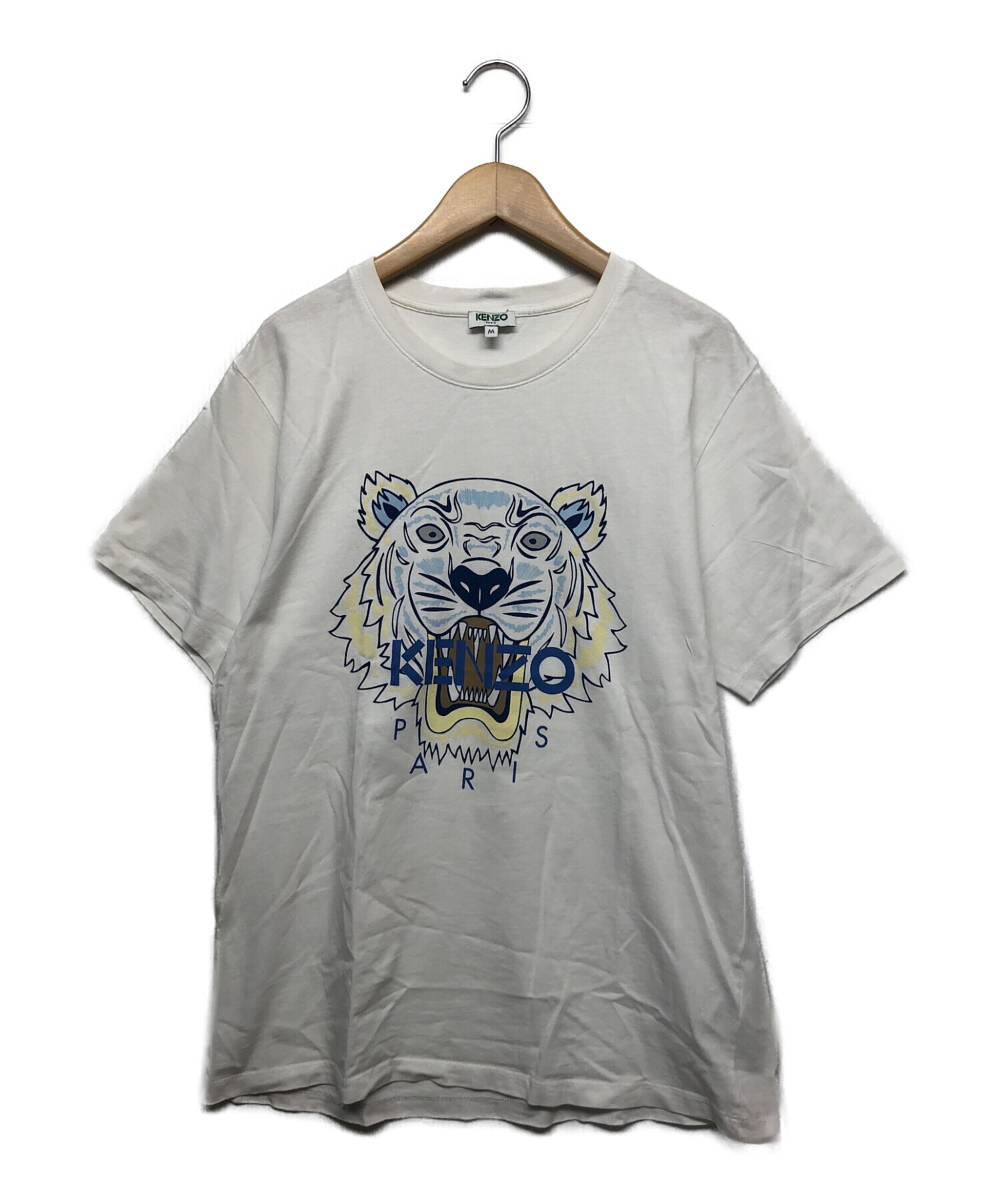 中古・古着通販】KENZO (ケンゾー) プリントカットソー ホワイト 
