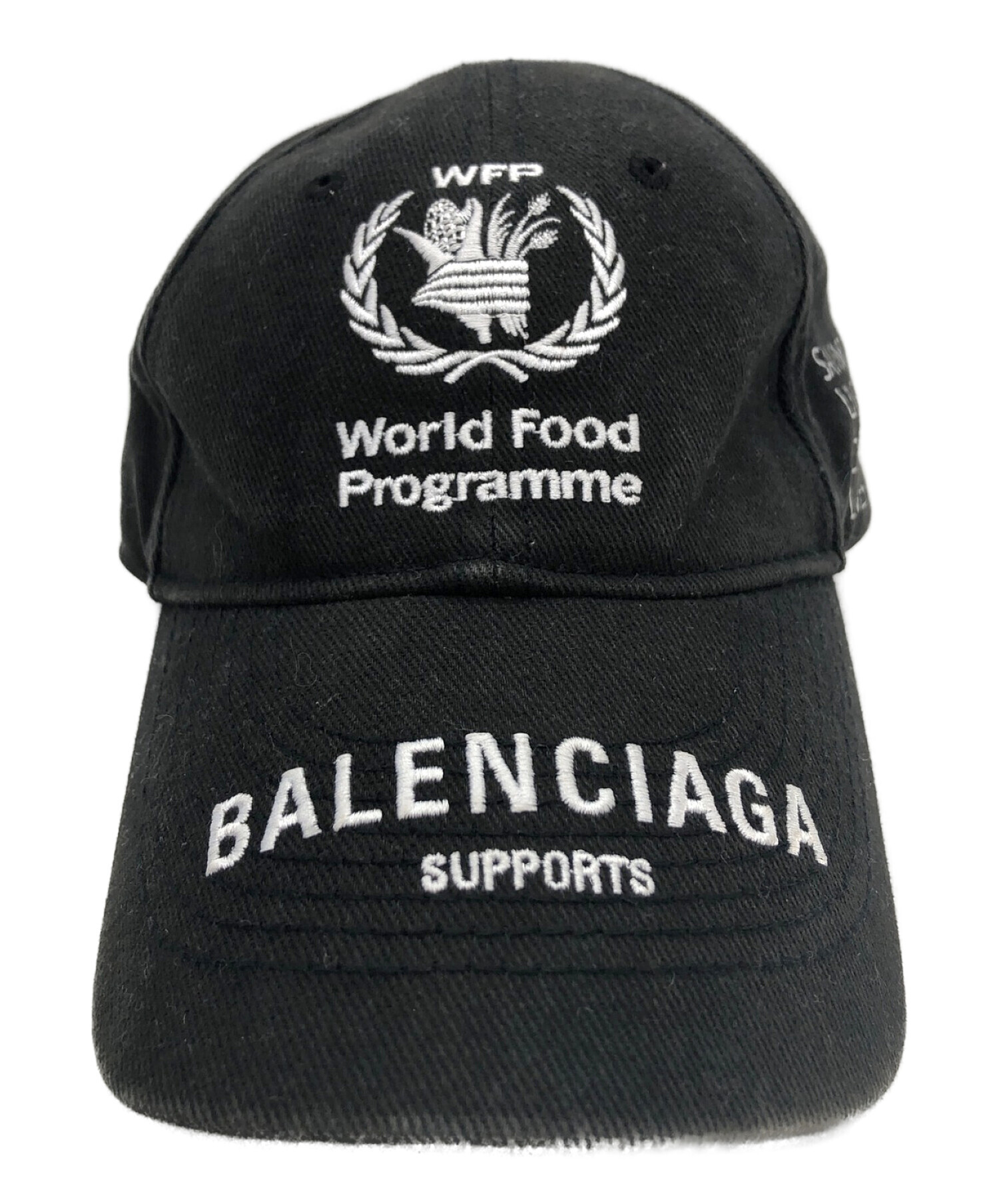 中古・古着通販】BALENCIAGA (バレンシアガ) WFPキャップ ブラック 