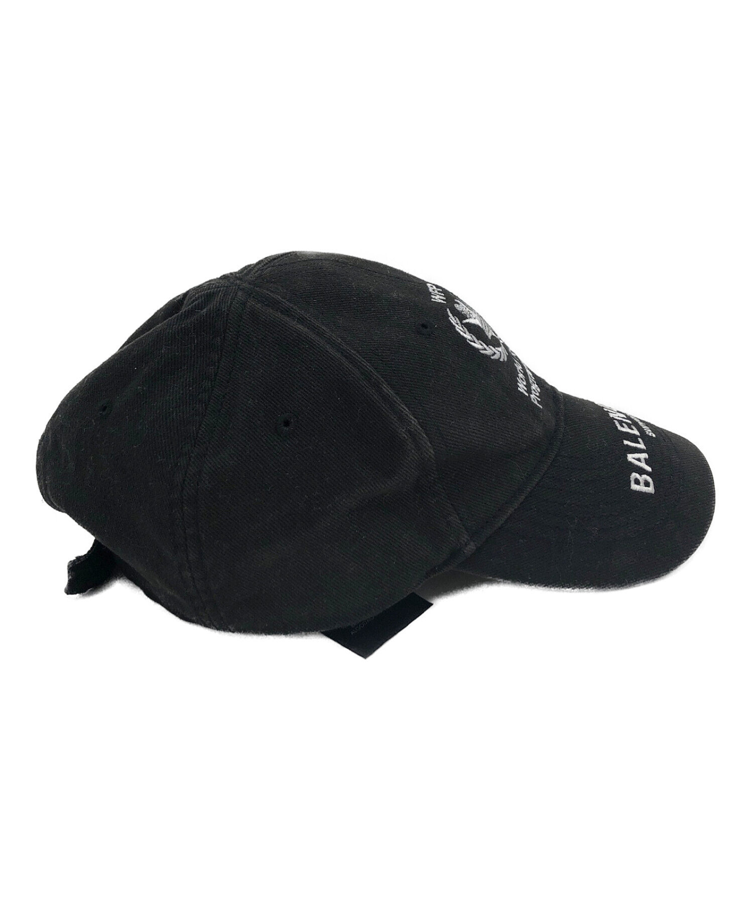 中古・古着通販】BALENCIAGA (バレンシアガ) WFPキャップ ブラック 