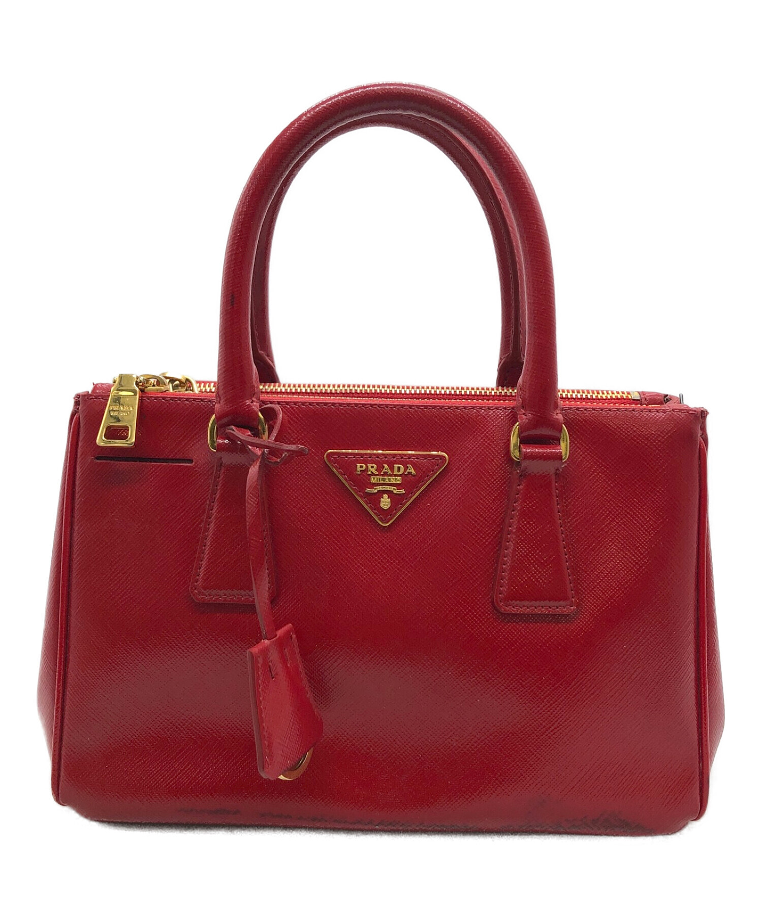 PRADA（プラダ）／2wayバッグ／レッド