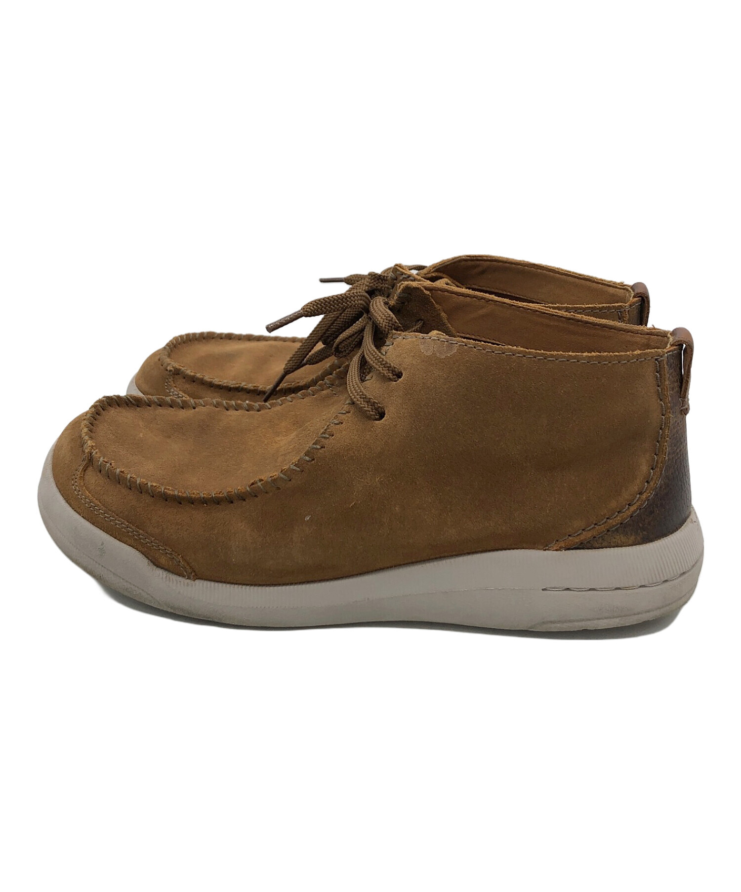 中古・古着通販】CLARKS (クラークス) ワラビーブーツ ブラウン サイズ 
