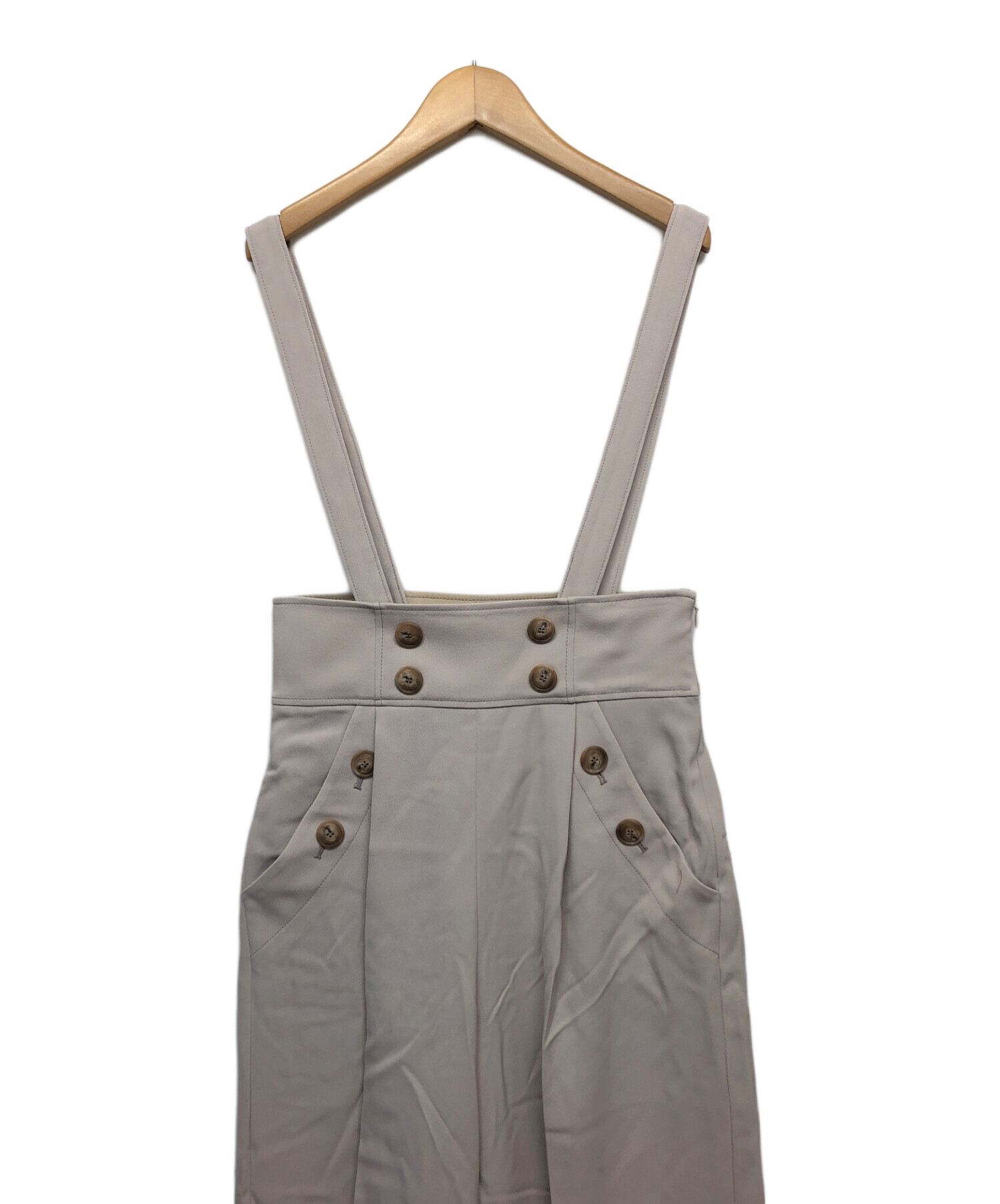 中古・古着通販】JILL STUART (ジルスチュアート) サロペット グレー 