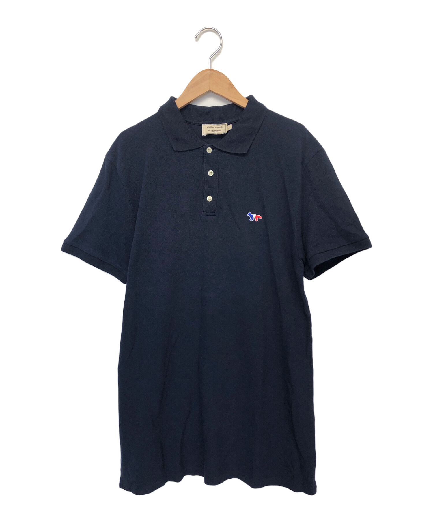 Maison Kitsune（メゾンキツネ）の「NAVY FOX PATCH CLASSIC POLO