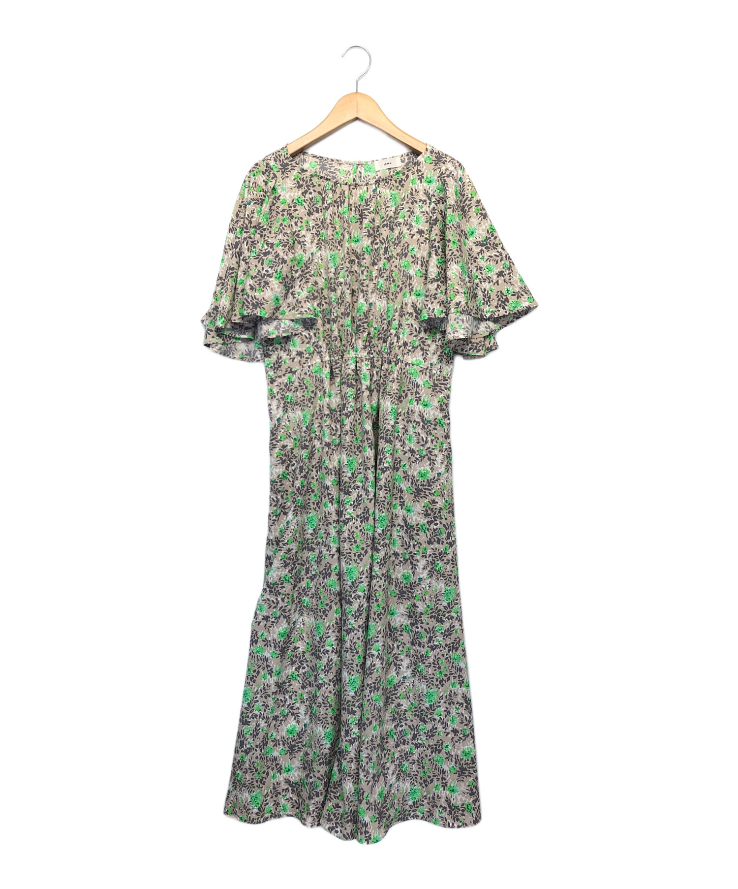 中古・古着通販】IENA (イエナ) ポワンフラワーワンピース ベージュ 