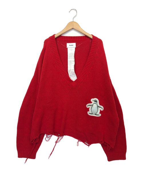 doublet ダブレット カットオフプルオーバーニット M