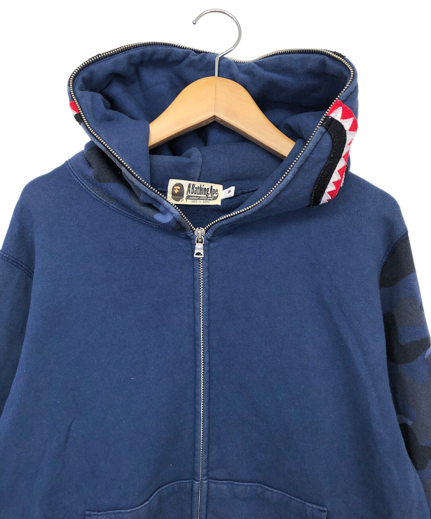 中古・古着通販】A BATHING APE (アベイシングエイプ) ジップパーカー 