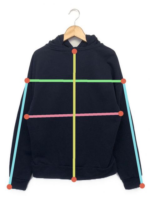 中古・古着通販】BAPY (ベイピー) プルオーバーパーカー ネイビー 