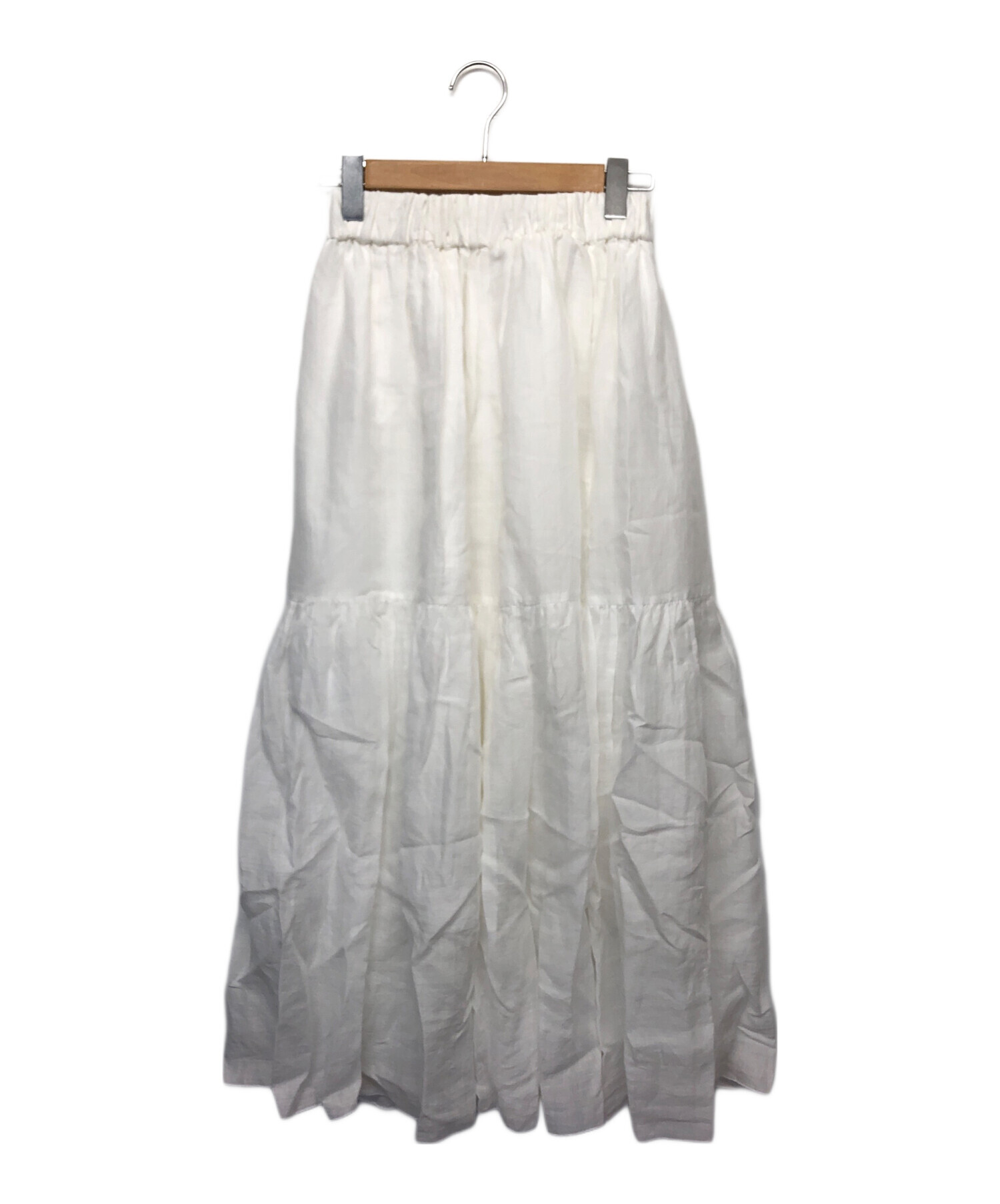 中古・古着通販】SACRA (サクラ) スカート ホワイト サイズ:36  