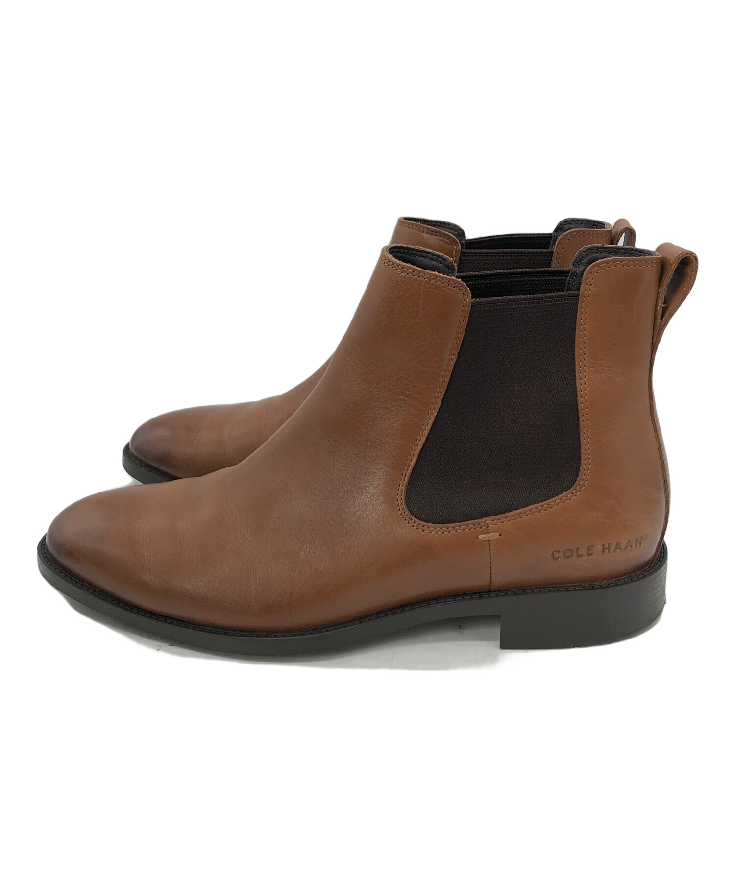 中古・古着通販】COLE HAAN (コールハーン) サイドゴアブーツ ブラウン 