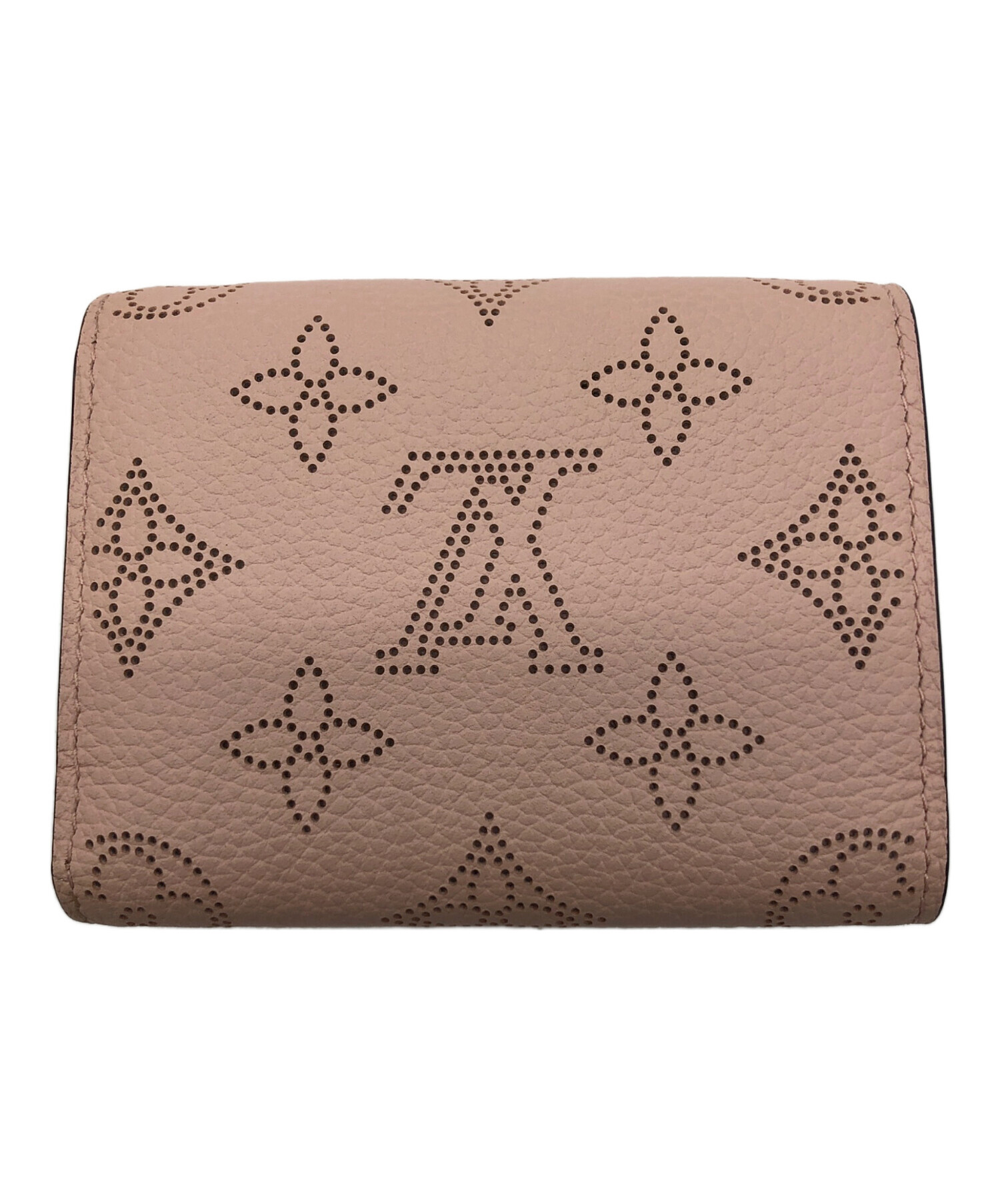 LOUIS VUITTON 三つ折り財布 ピンク/ブラウン ポルトフォイユ•ゾエ