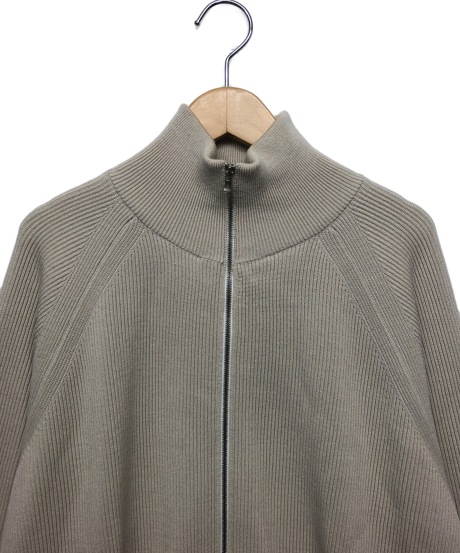 中古・古着通販】BATONER (バトナ―) ドライバーズニット ベージュ 