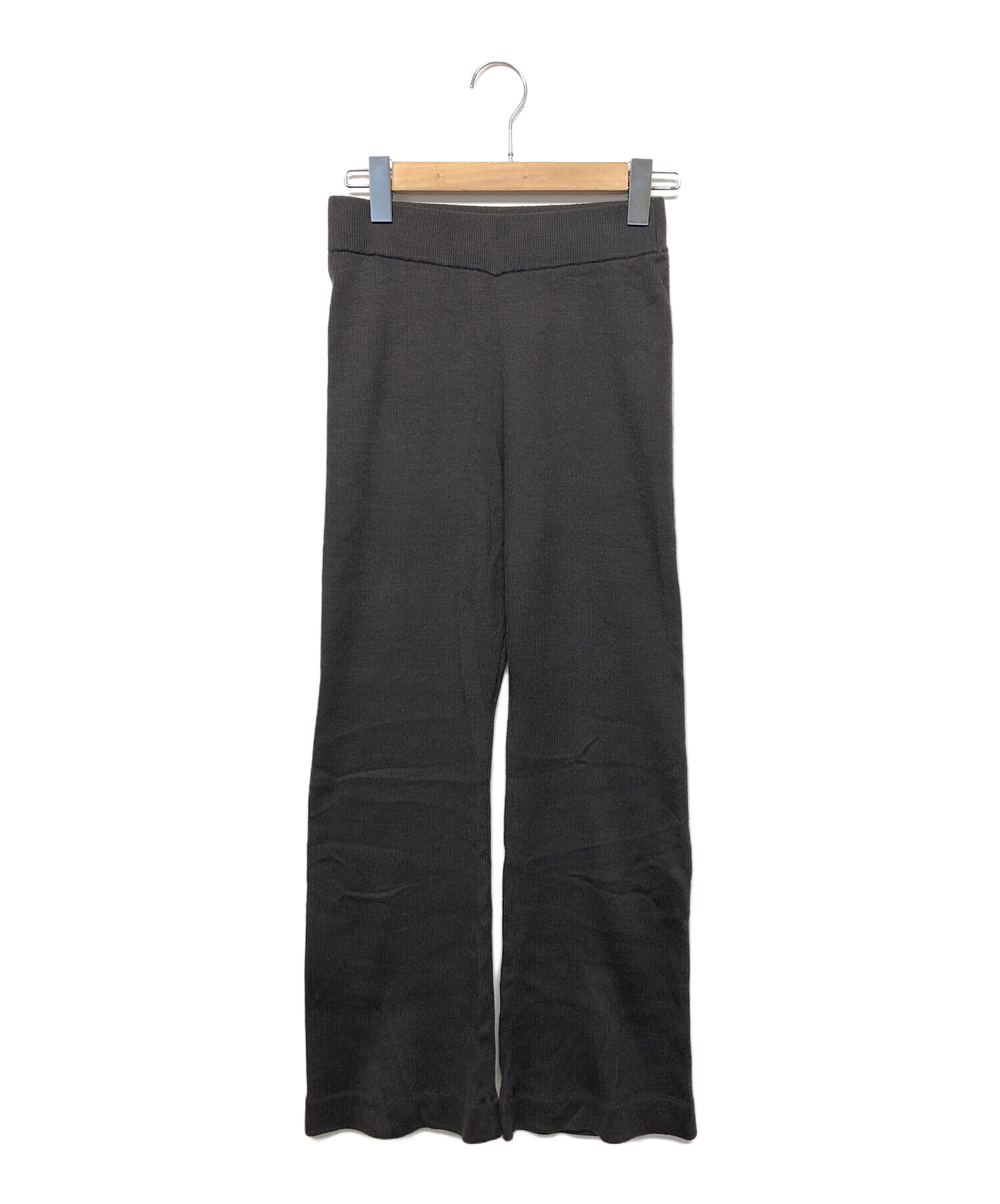 試着のみ DEUXIEME CLASSE 焦げ臭 ニットパンツ