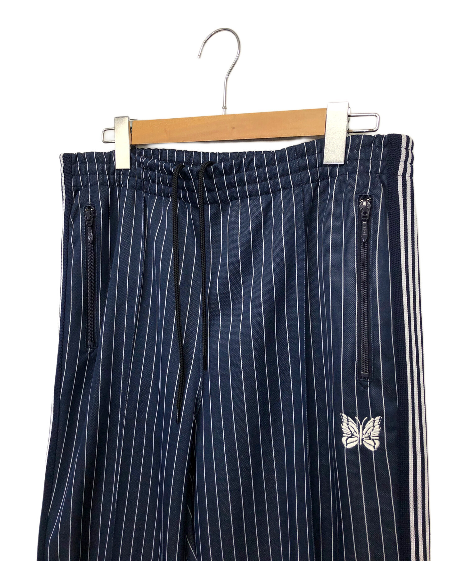 中古・古着通販】Needles (ニードルズ) トラックパンツ ネイビー 